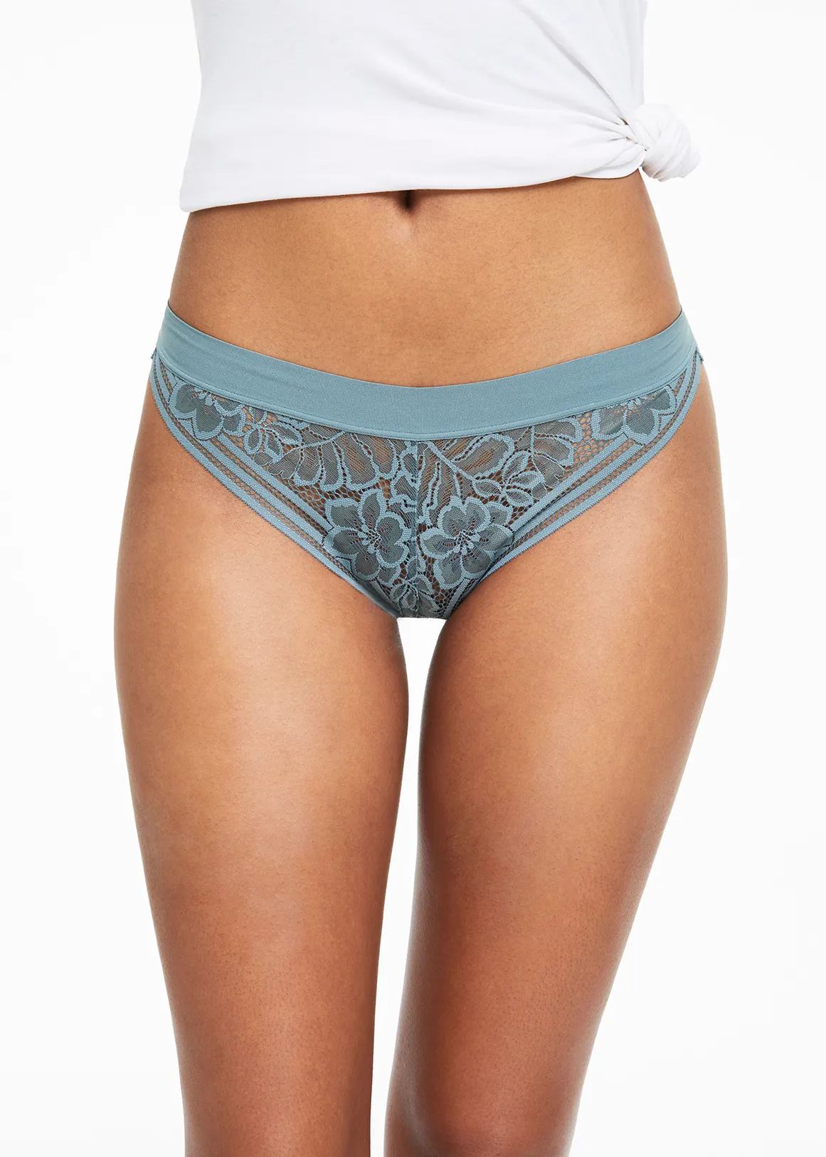 Lace Brazilians - New Neutrals - KHAKI