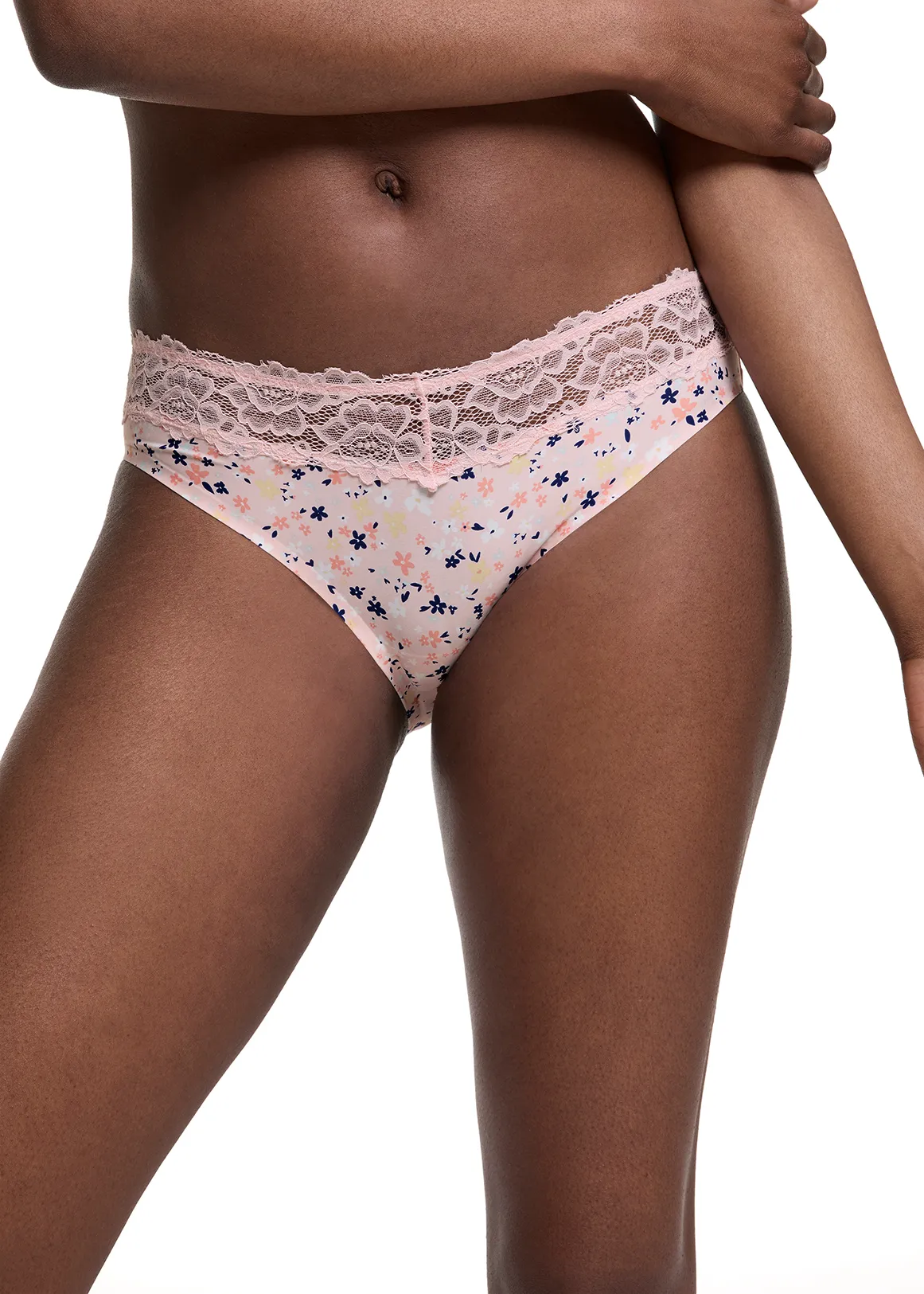 Lace Inset Bonded Brazilians - X PINK