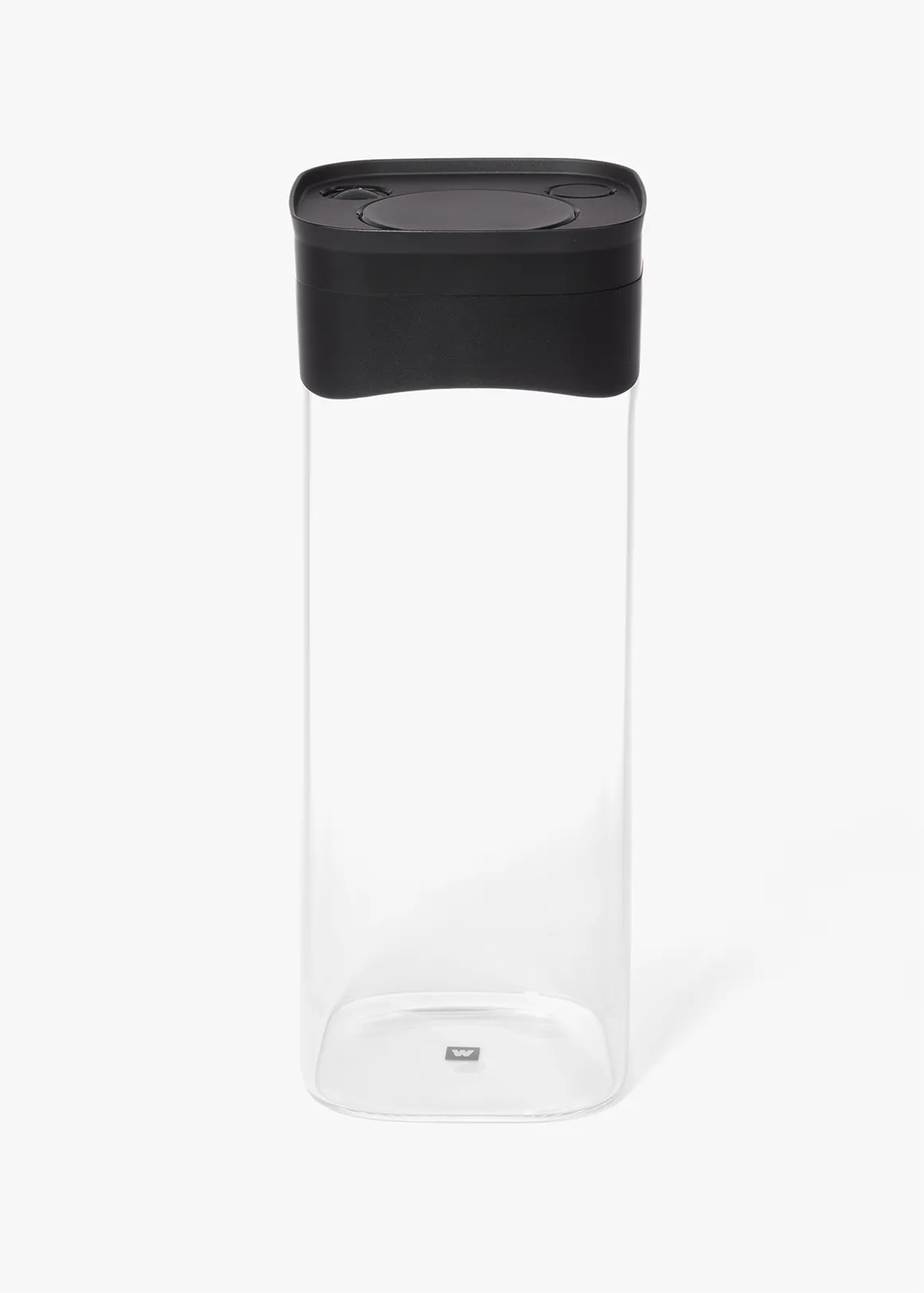 Large Stackable Vacuum Storage Canister - BLACK