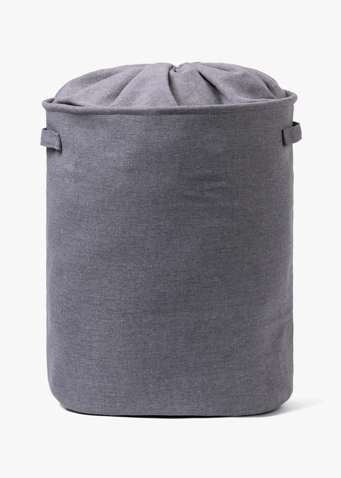 Laundry Bin with Pull Closure - GREY