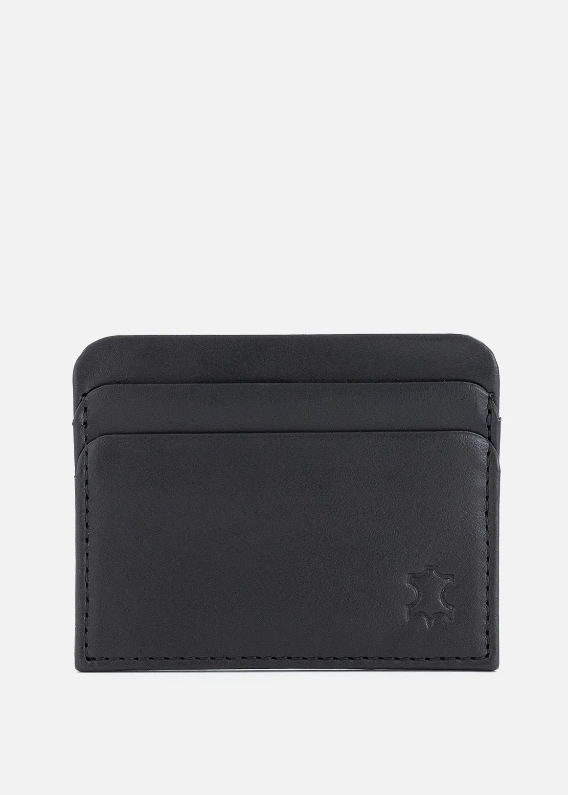 Leather Cardholder - BLACK