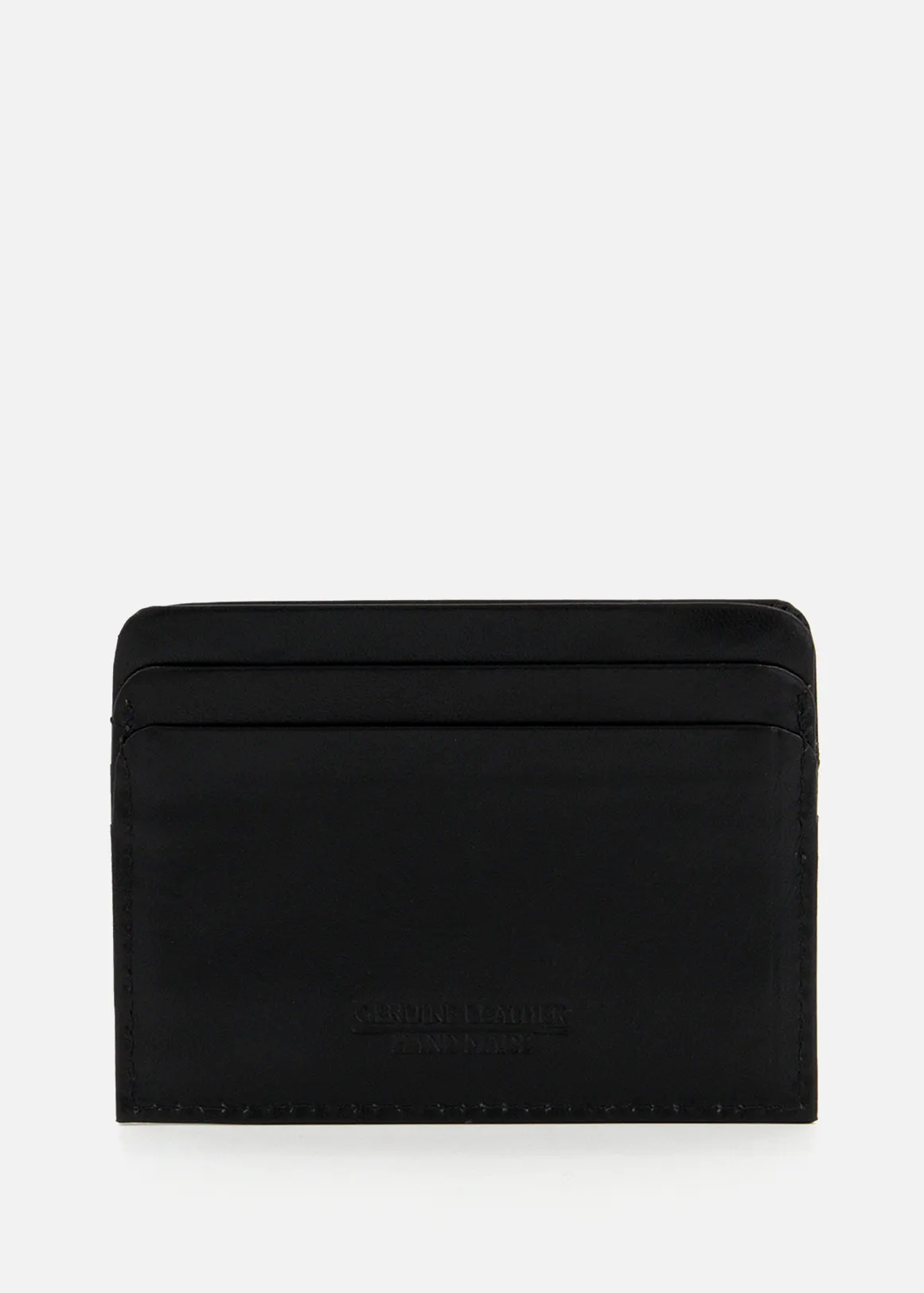 Leather Cardholder - BLACK
