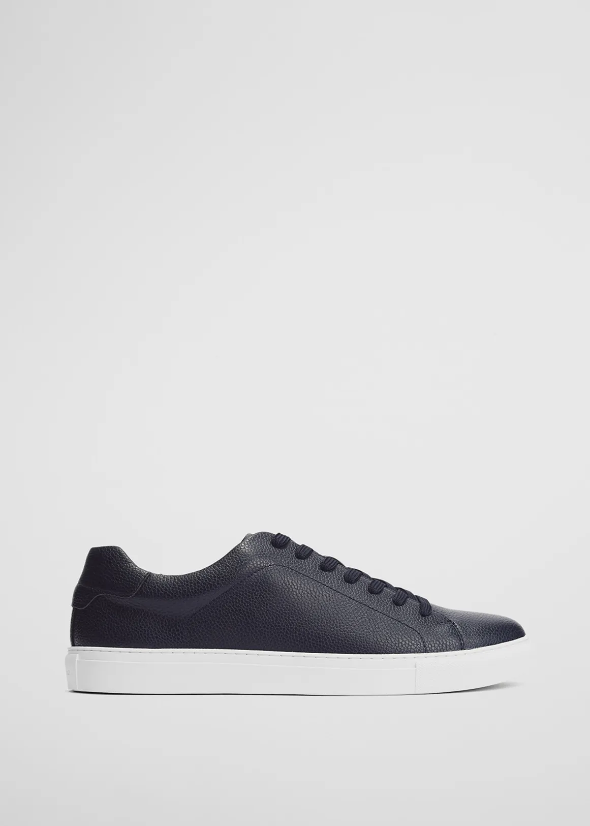 Leather Sneaker - NAVY