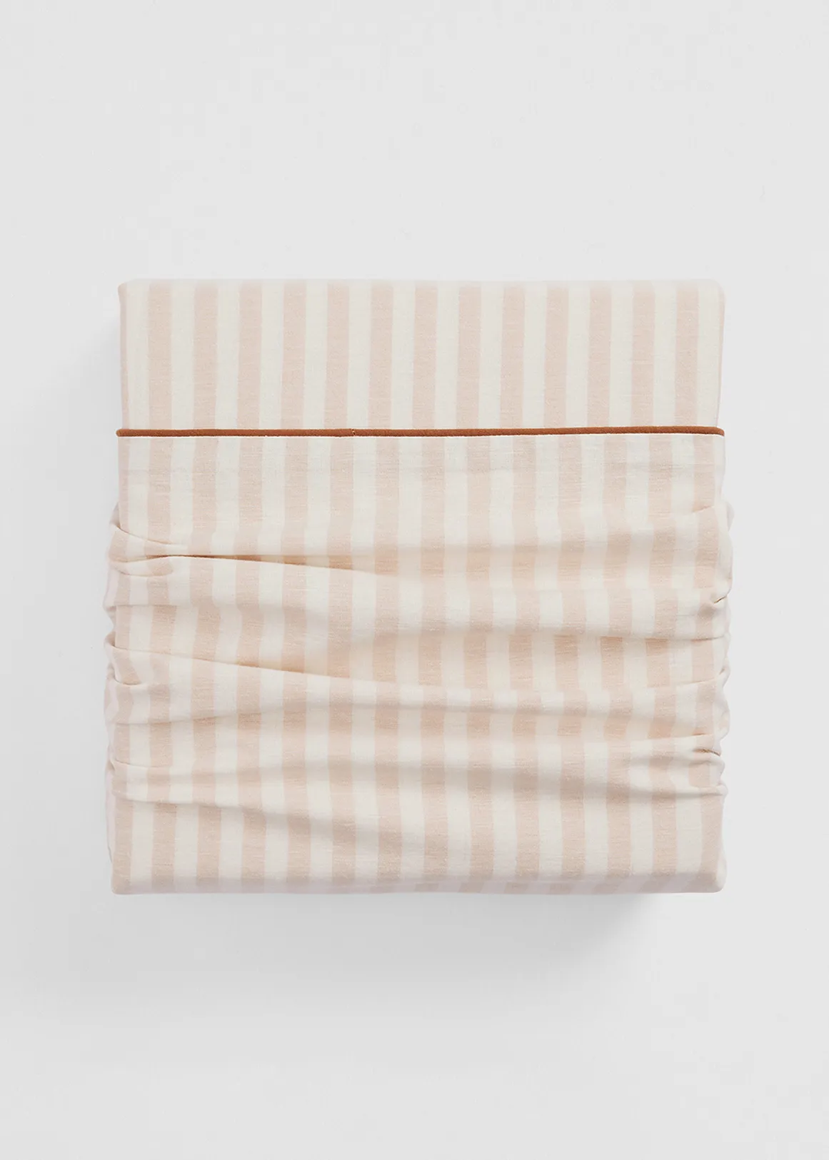 Leo King Single Quilt Cover - NATURAL