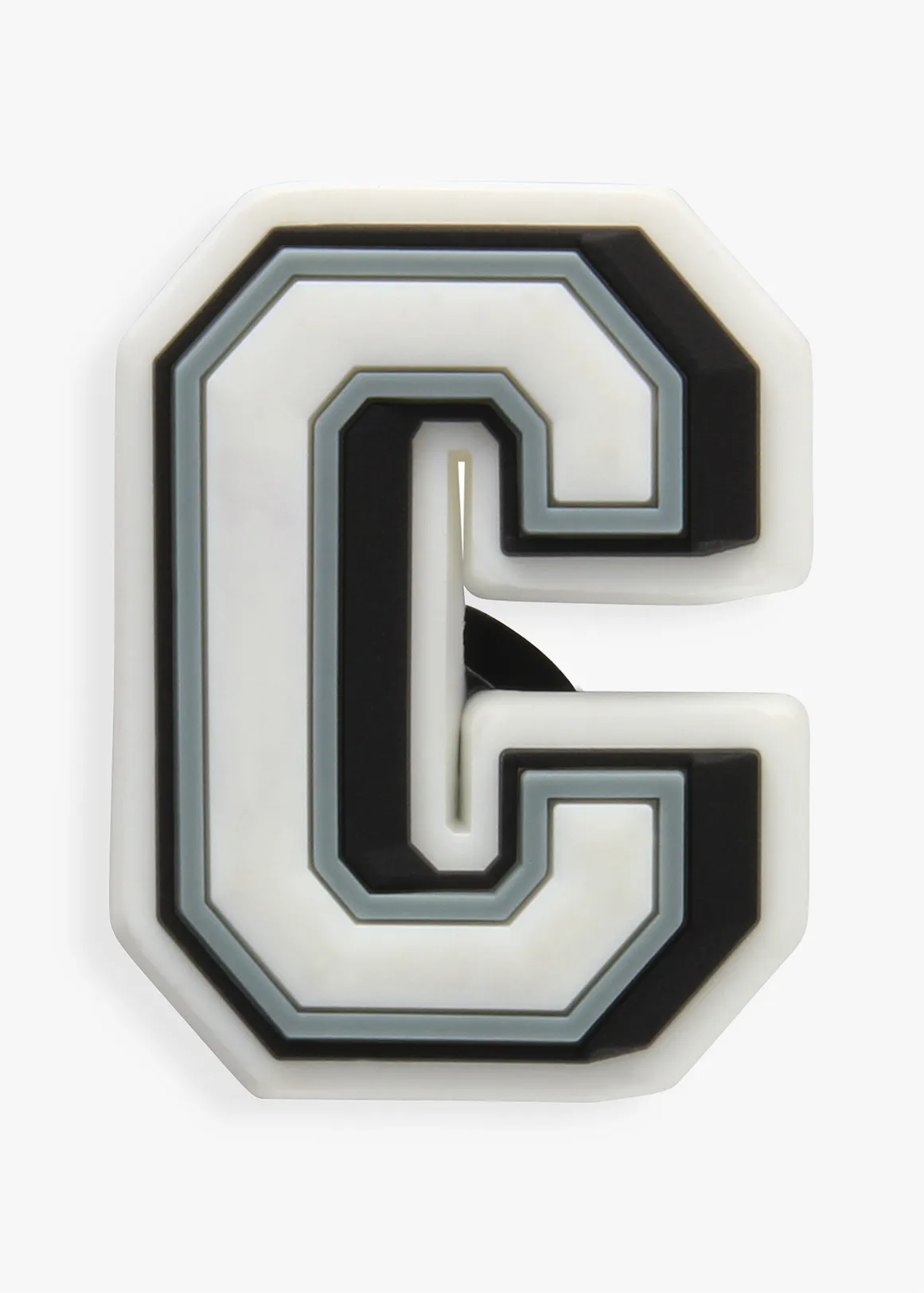 Letter C Jibbitz™ - WHITE