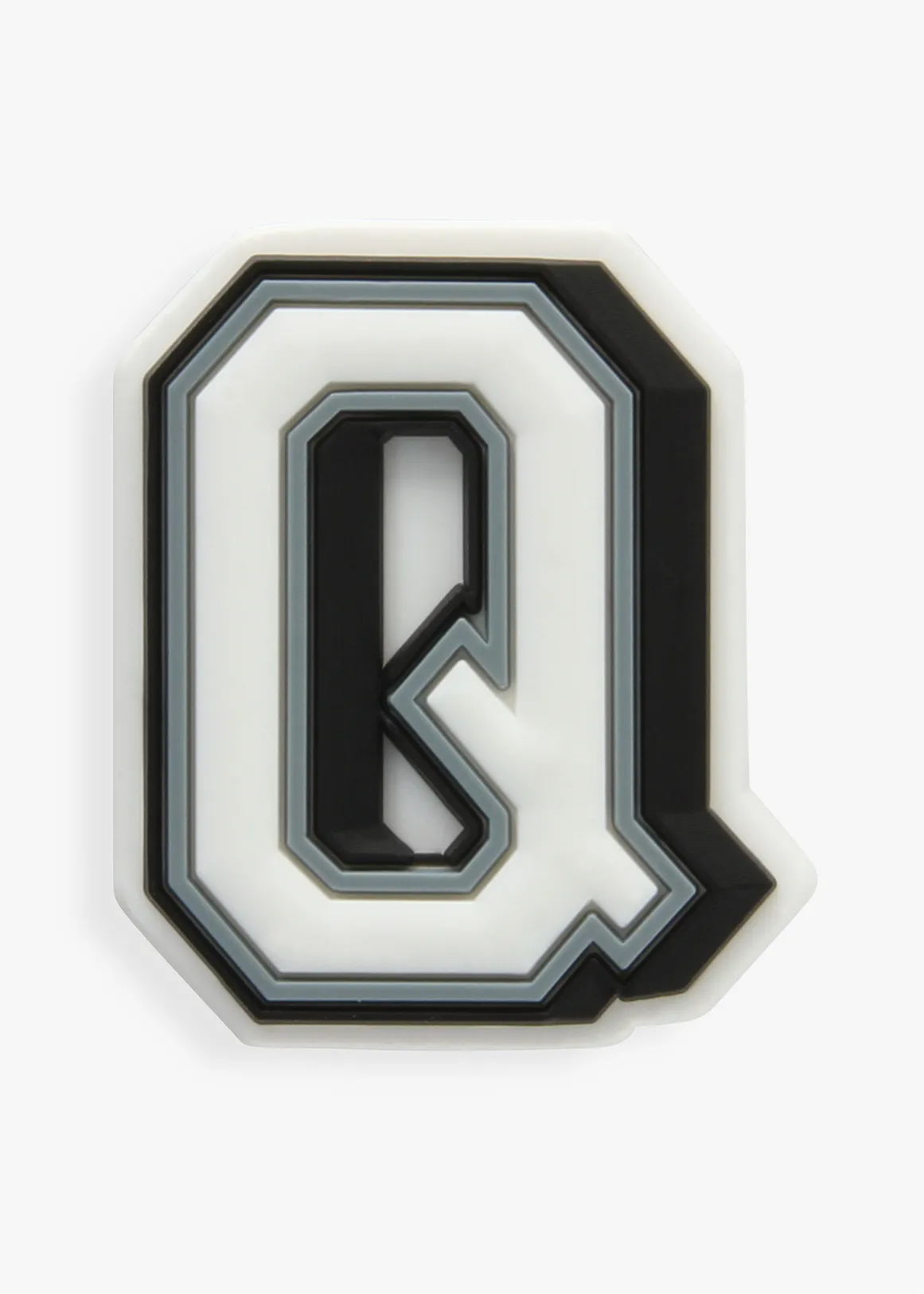 Letter Q Jibbitz™ - WHITE