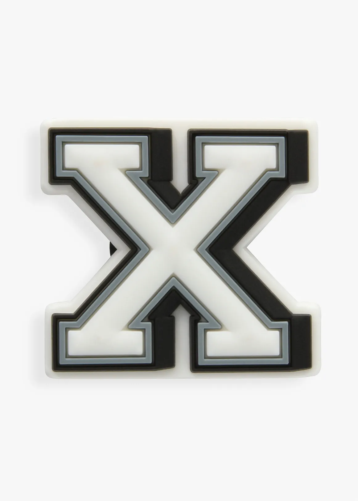 Letter X Jibbitz™ - WHITE