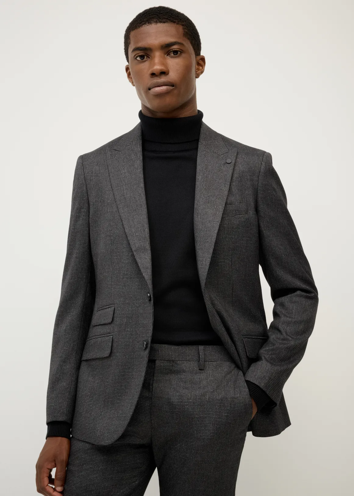 Lewis Tailored Jacket - CHARCOAL