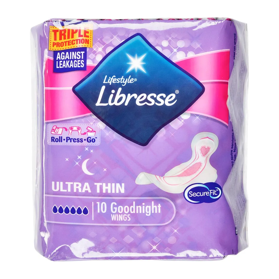 Lifestyle Libresse Ultra Thin Goodnight Pads 10 pk