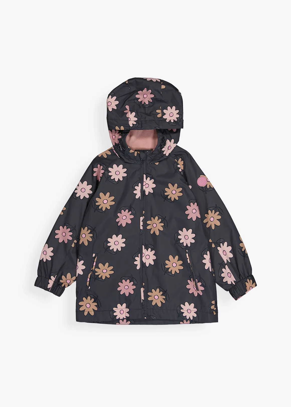 Lightweight Floral Jacket - X CHARCOAL