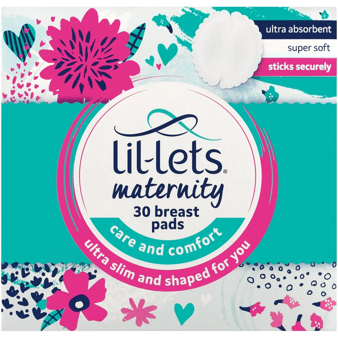 Lil-lets Maternity Breast Pads 30 pk