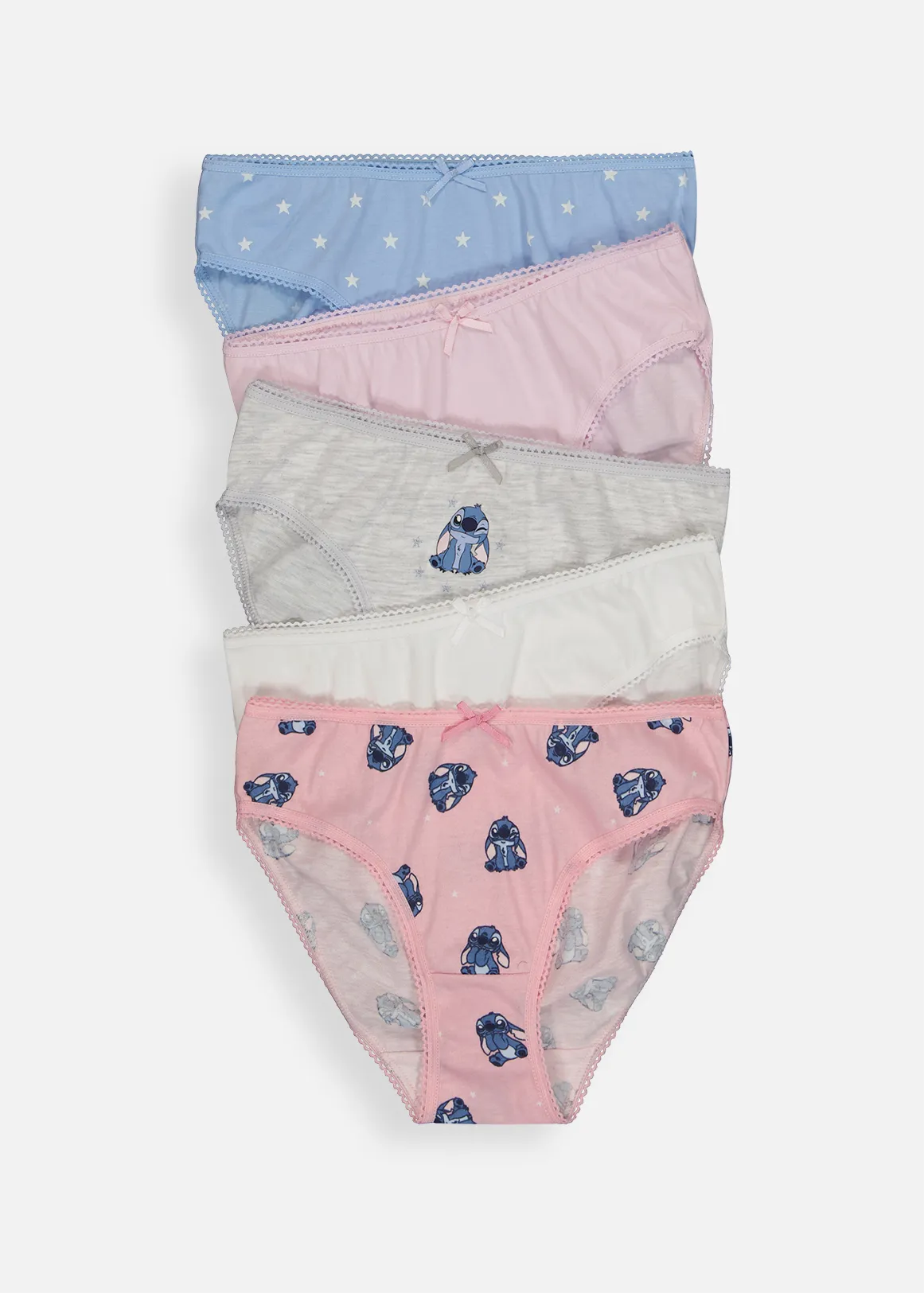 Lilo Cotton Bikinis 5 Pack - X PINK