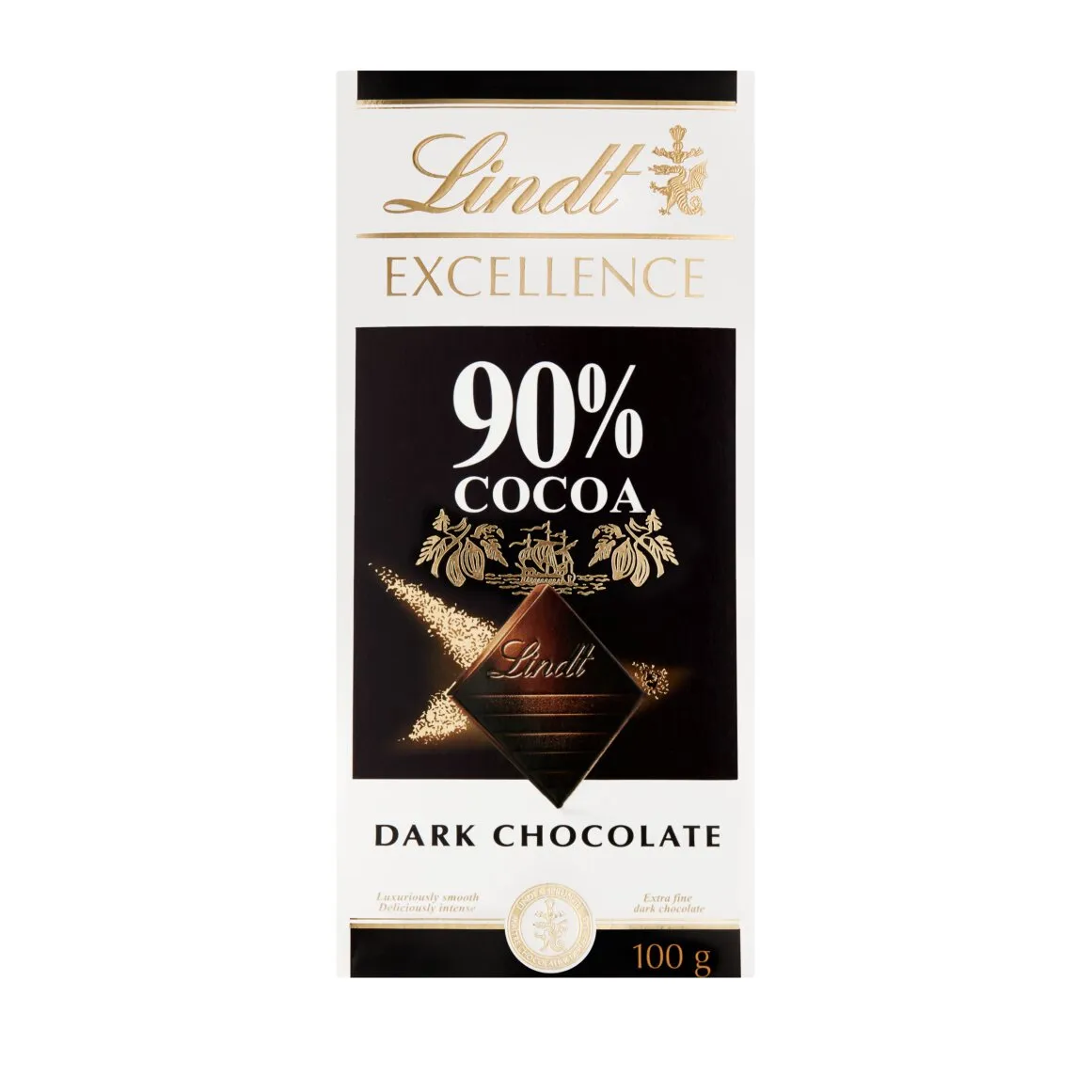 Lindt Excellence 90 % Cocoa Dark Chocolate 100 g