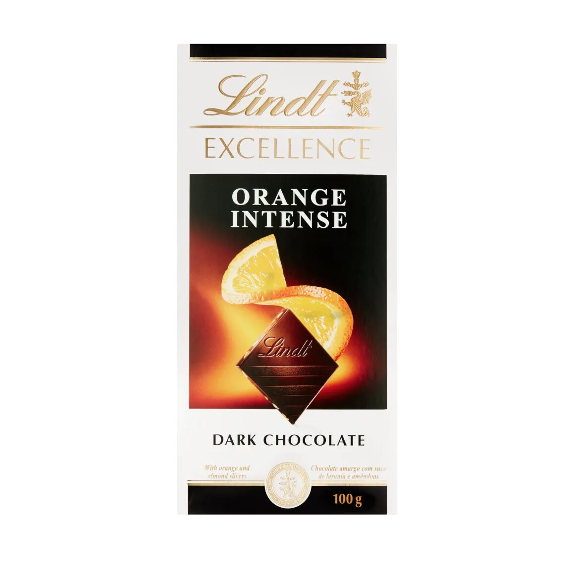 Lindt Excellence Intense Orange Dark Chocolate 100 g