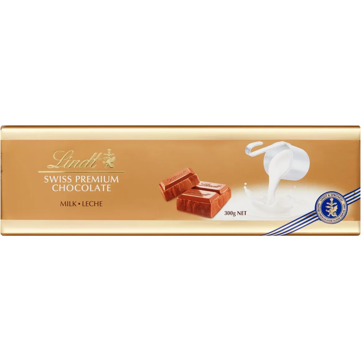 Lindt Gold Milk Chocolate Bar 300 g