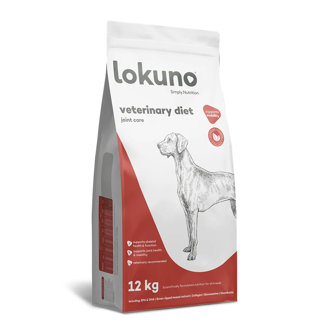 Lokuno Veterinary Diet For Joint Care Dog Food 12 kg