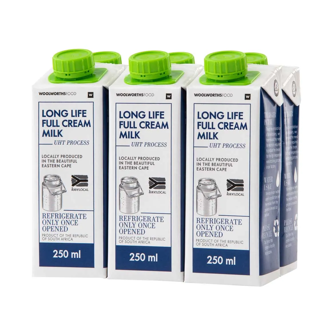 Long Life Full Cream Milk 6 x 250 ml