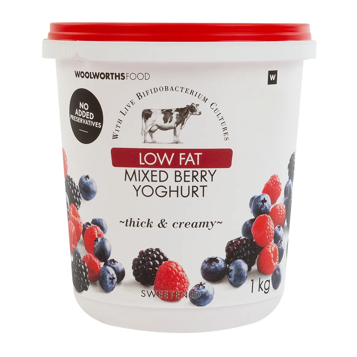 Low Fat Mixed Berry Yoghurt 1 kg