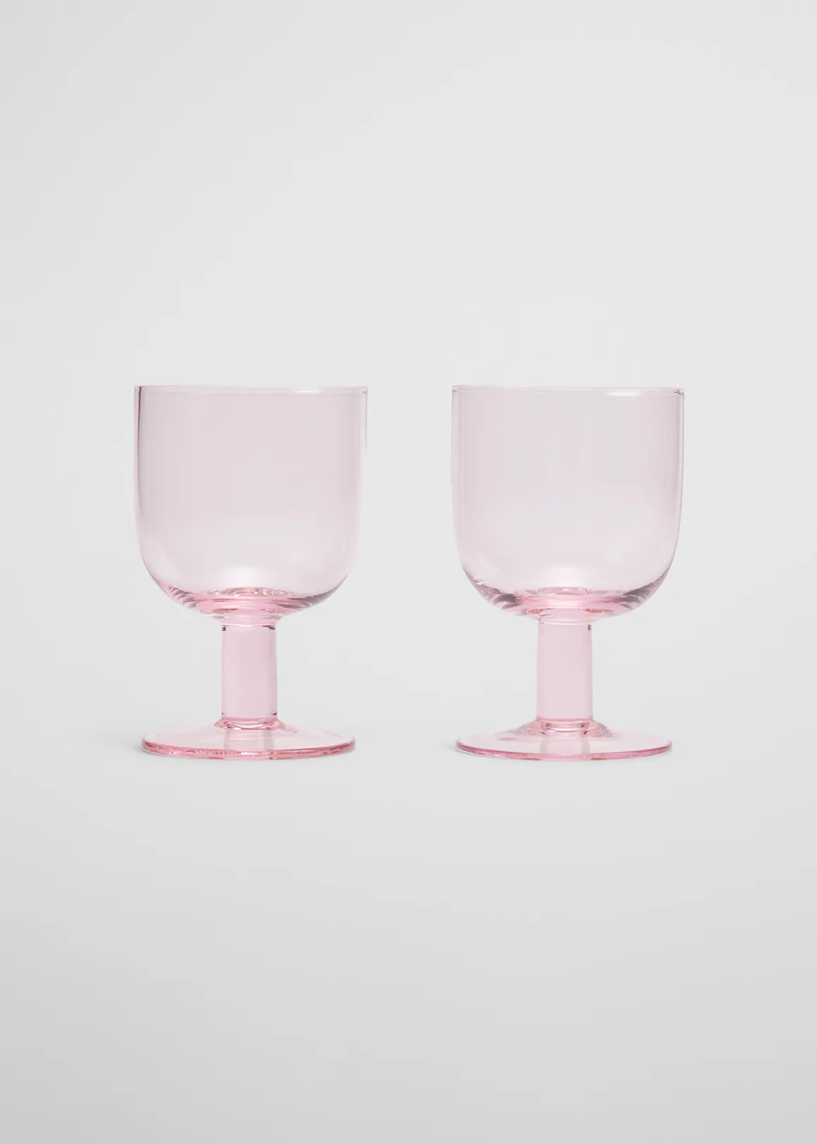 Lowe Wine Glass Set of 2 - SUGAR PINK