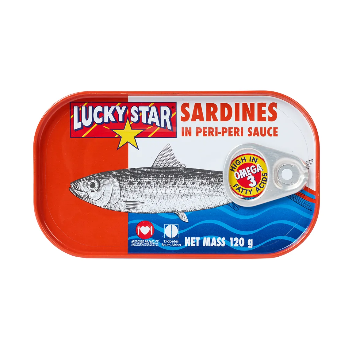 Lucky Star Sardines in Peri Peri Sauce 120 g