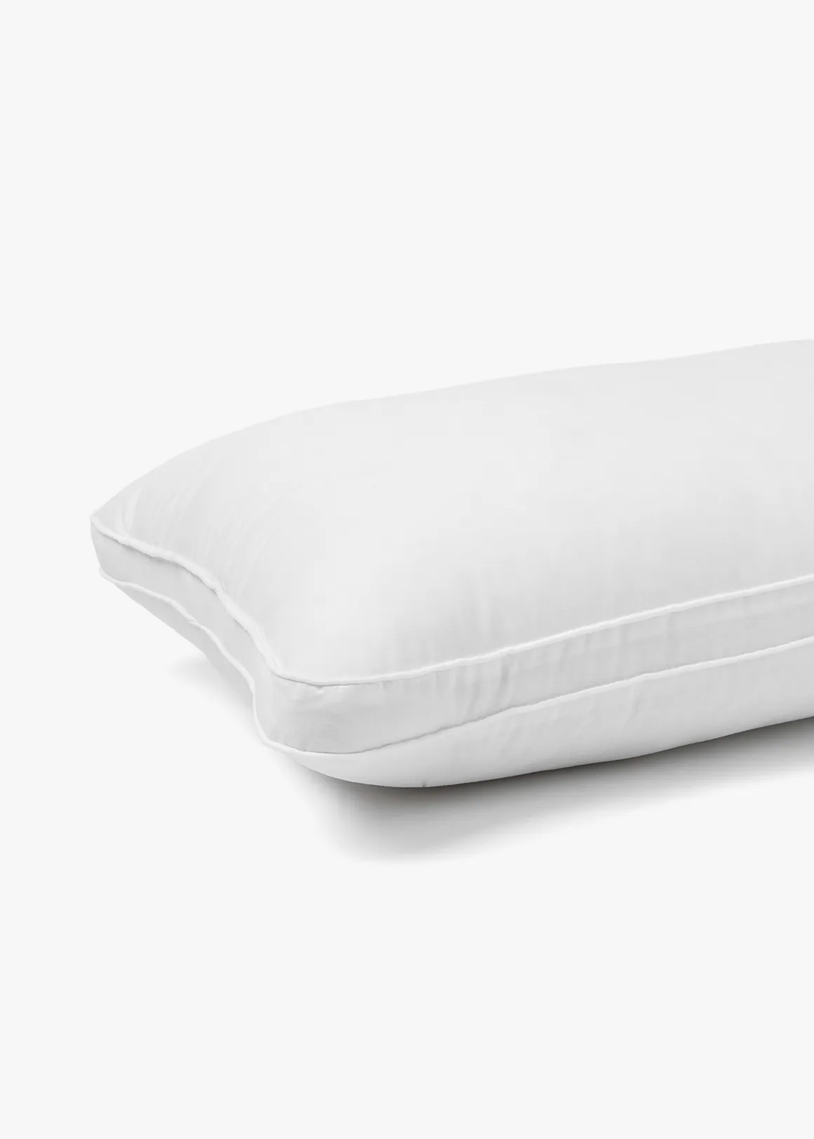Luxury Down Alternative Standard Gusset Pillow - WHITE