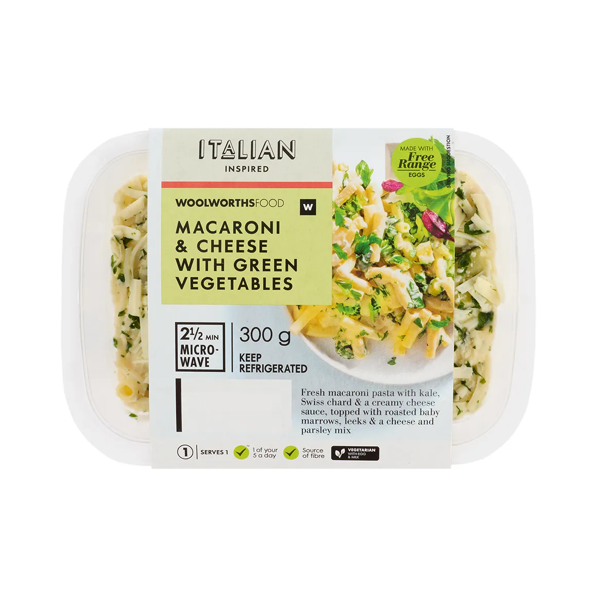 Macaroni & Cheese with Green Vegetables 300 g