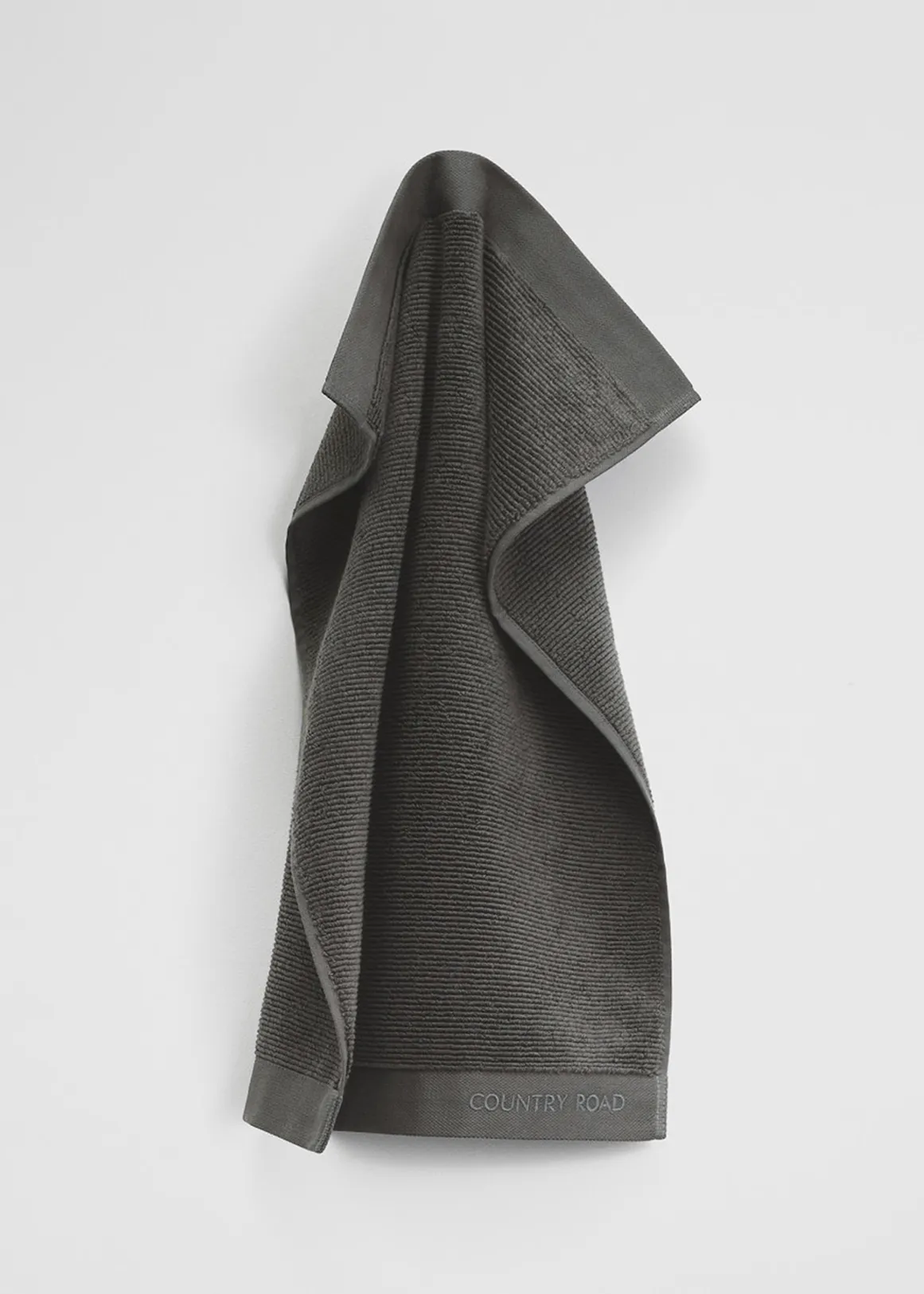 Mara Australian Cotton Hand Towel - CHARCOAL