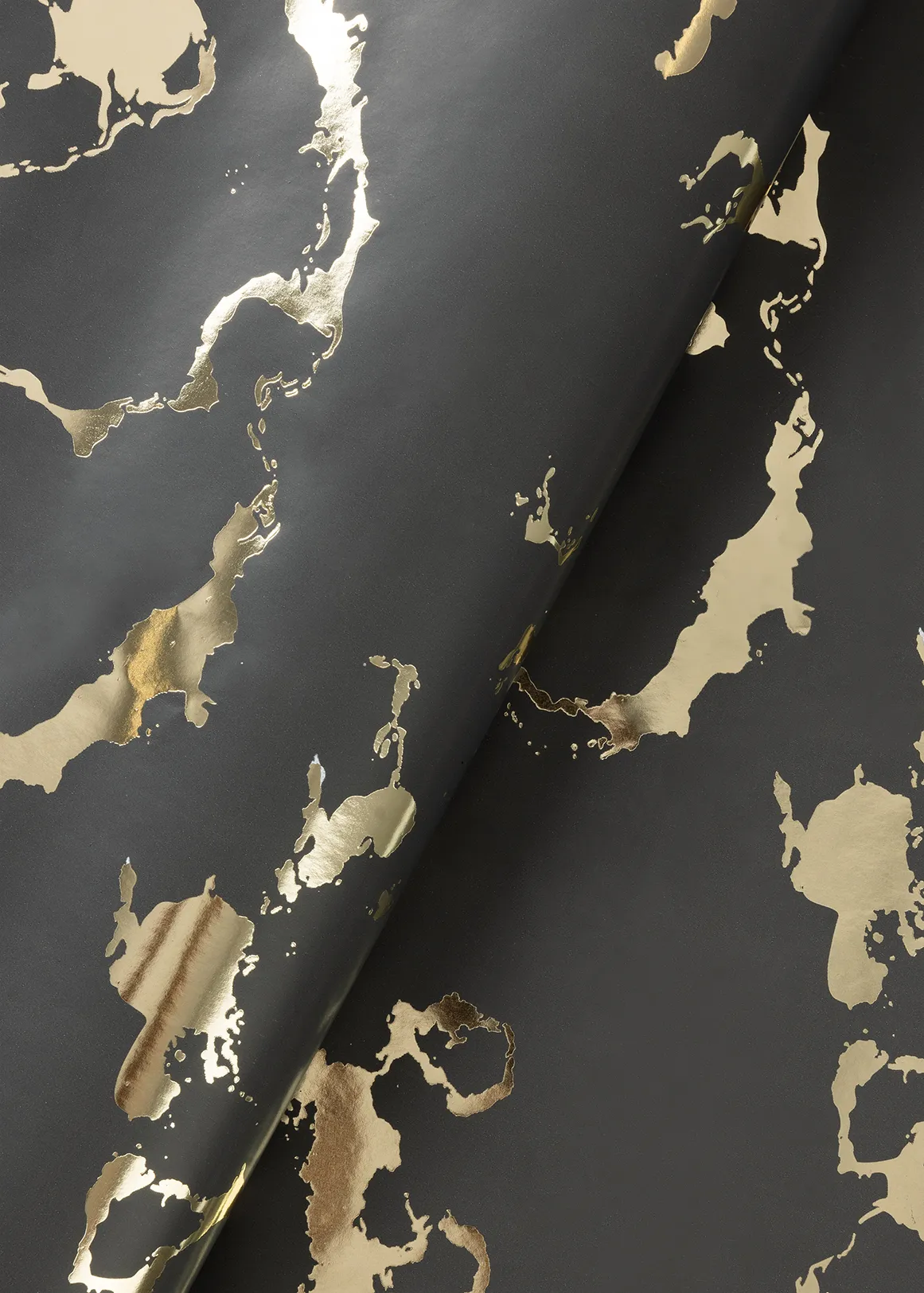 Marble Foil Gift Wrap 1 m x 700 mm - GOLD