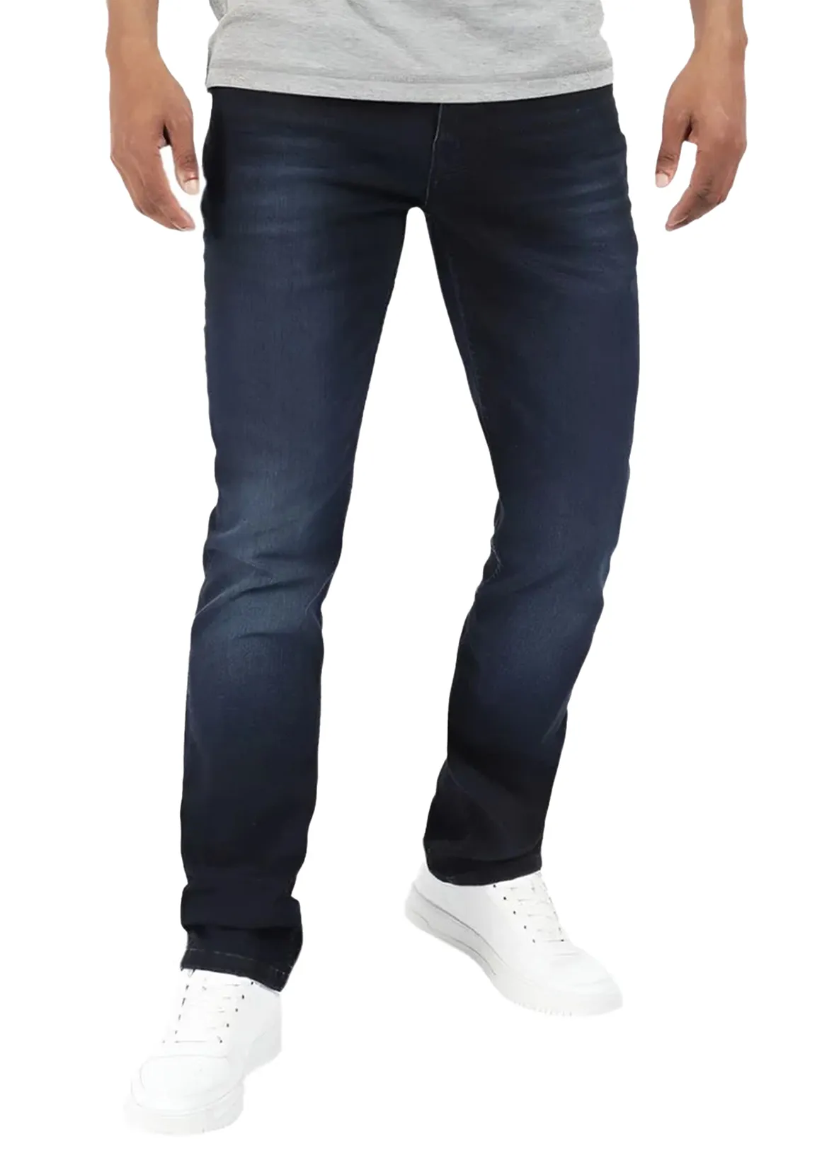 Mark Slim Straight Denim - MEDIUM BLUE