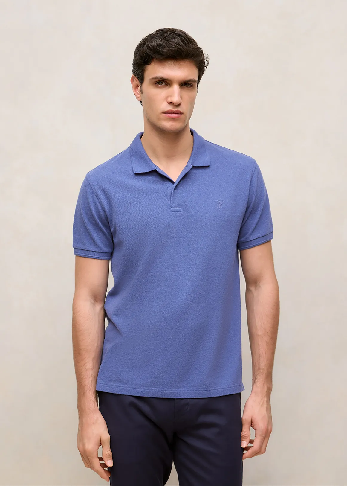 Marle Pique Polo - TRUE BLUE