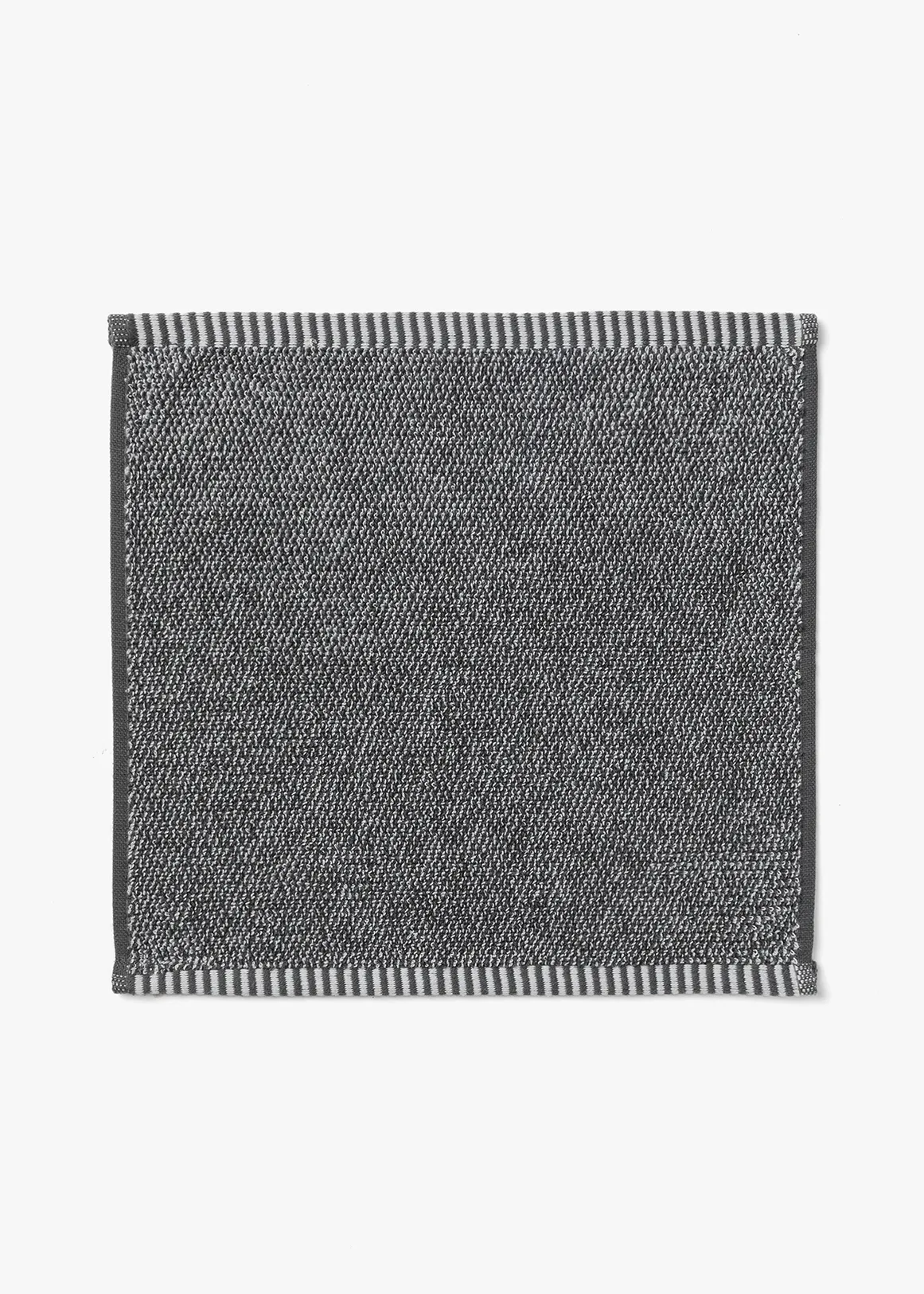 Marle Semi Plain Cotton Facecloth - X CHARCOAL