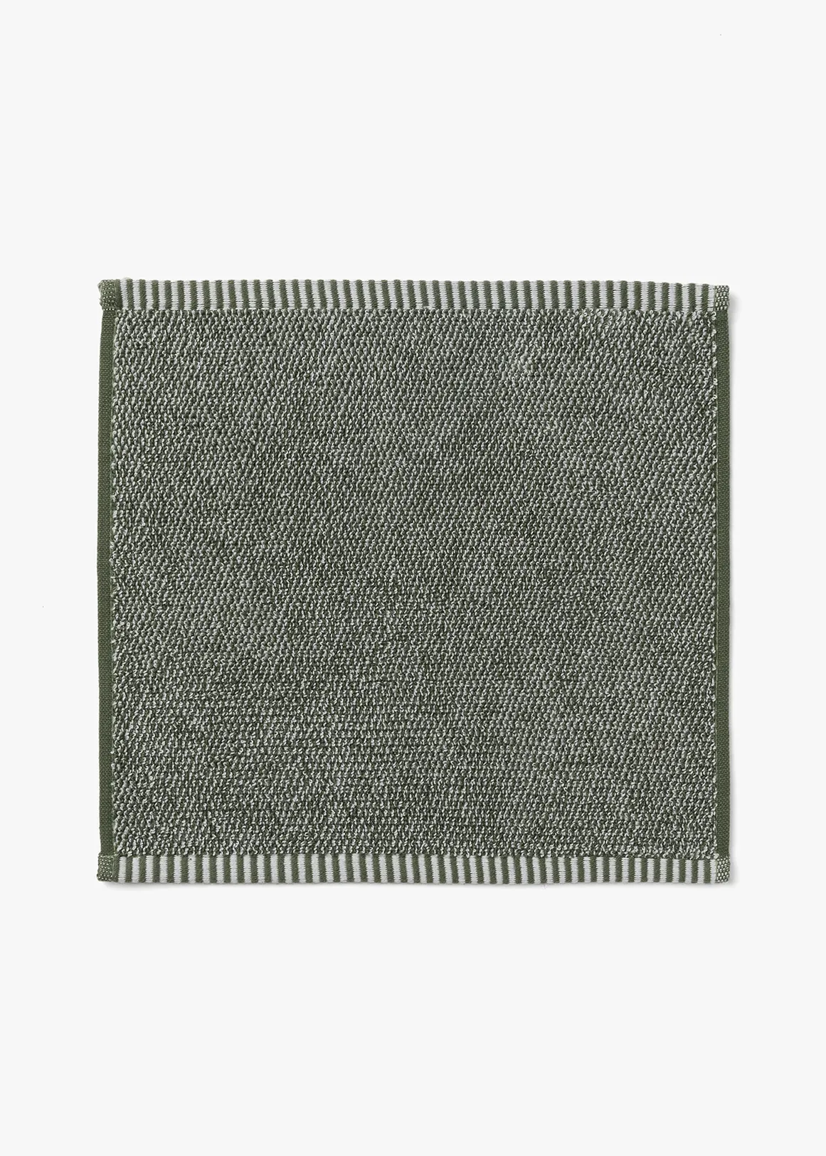 Marle Semi Plain Cotton Facecloth - X GREEN