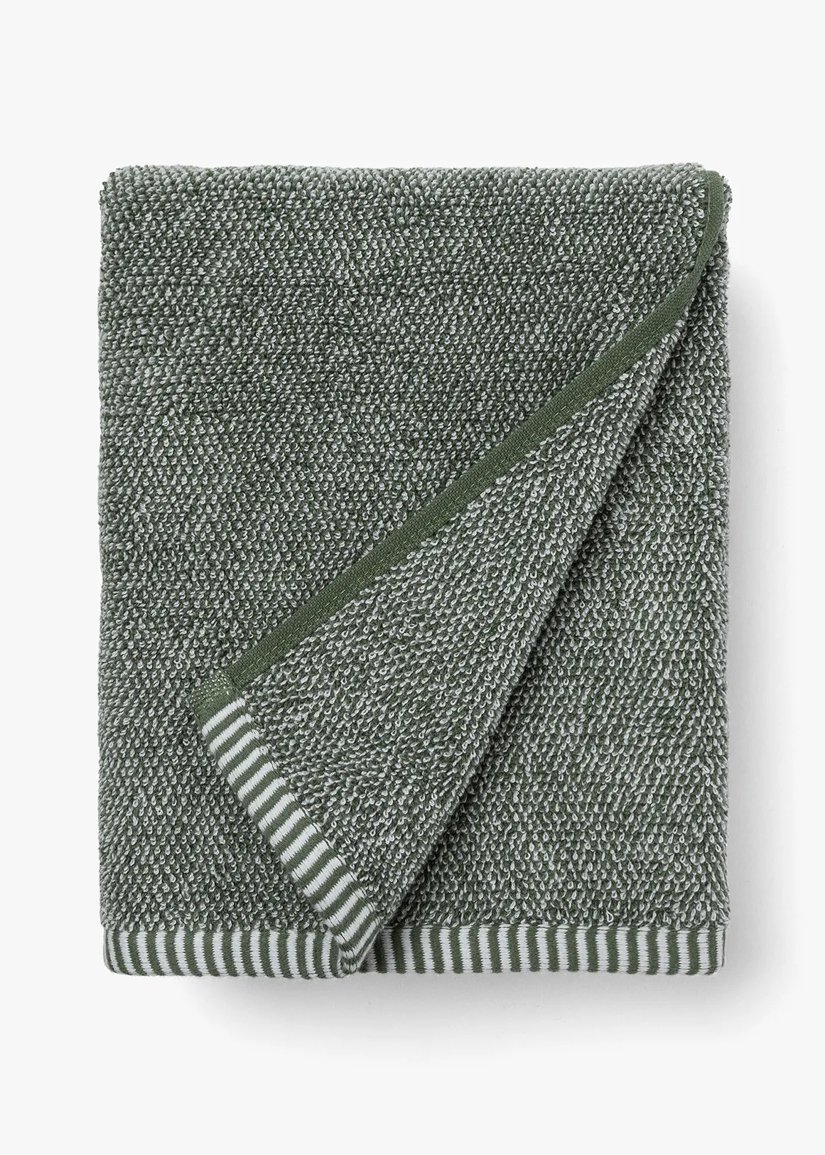 Marle Semi Plain Cotton Hand Towel - X GREEN