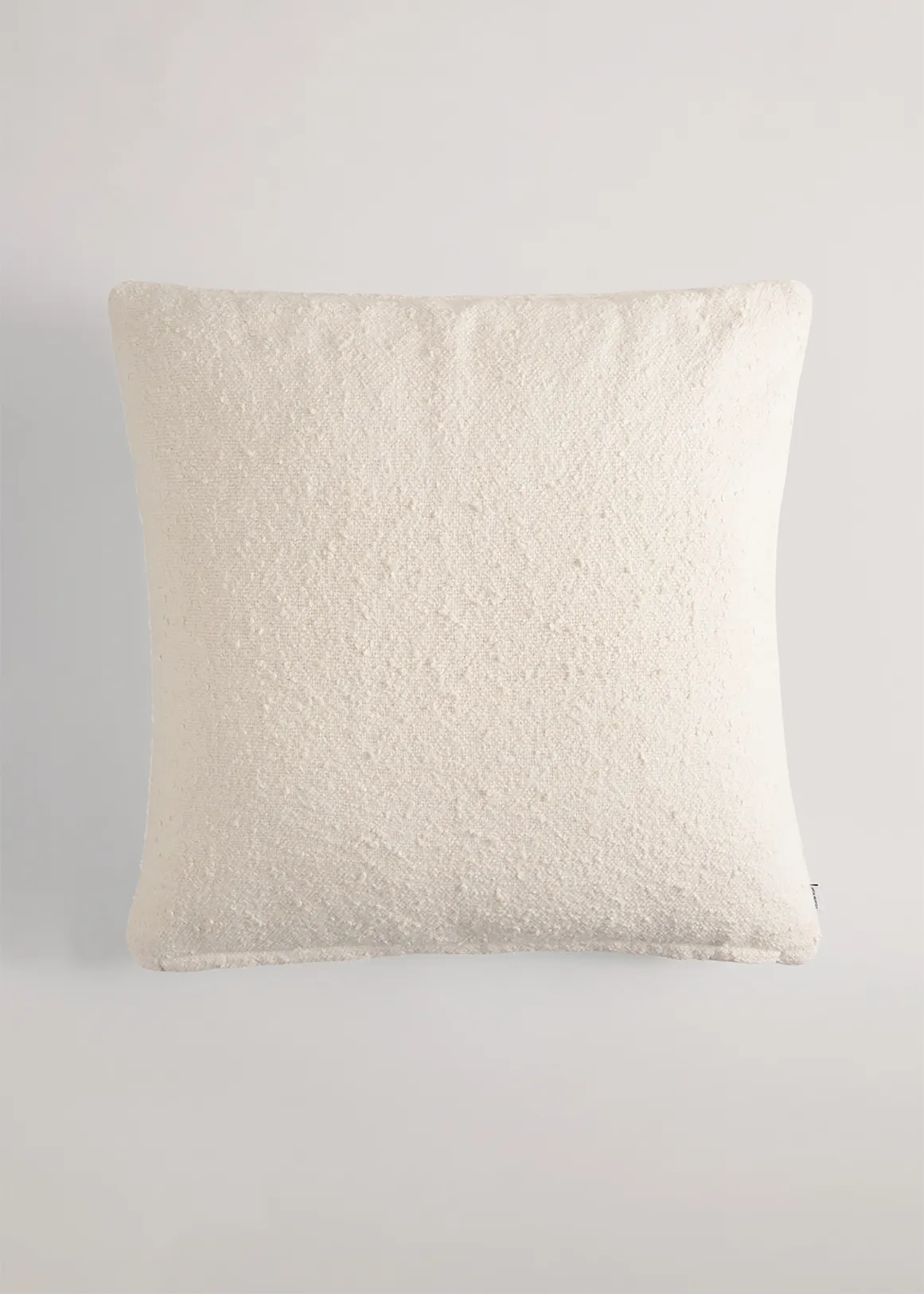 Marley Organically Grown Cotton 60x60 Cushion - SNOW