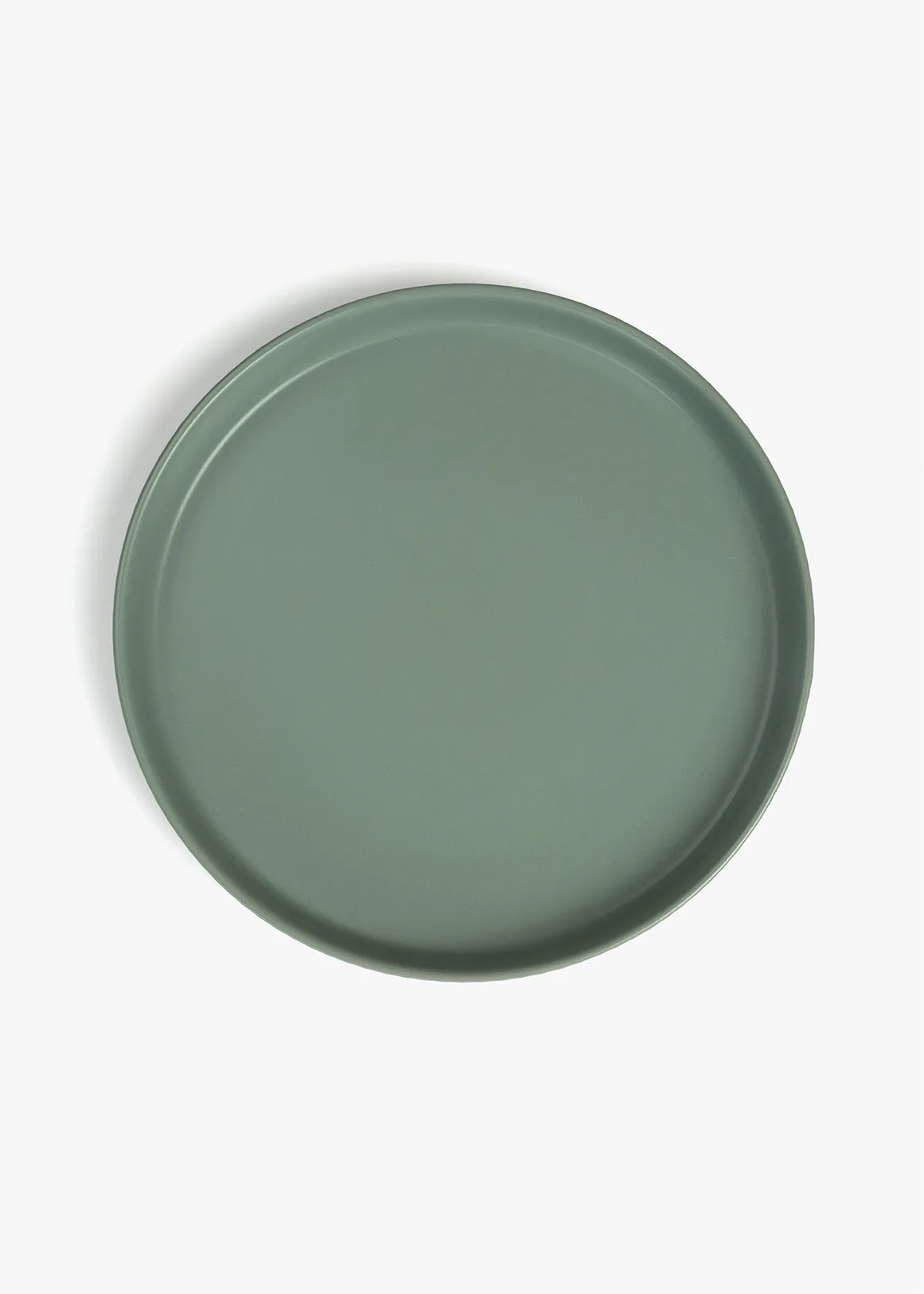 Matera Ribbed Stoneware Side Plate - SAGE