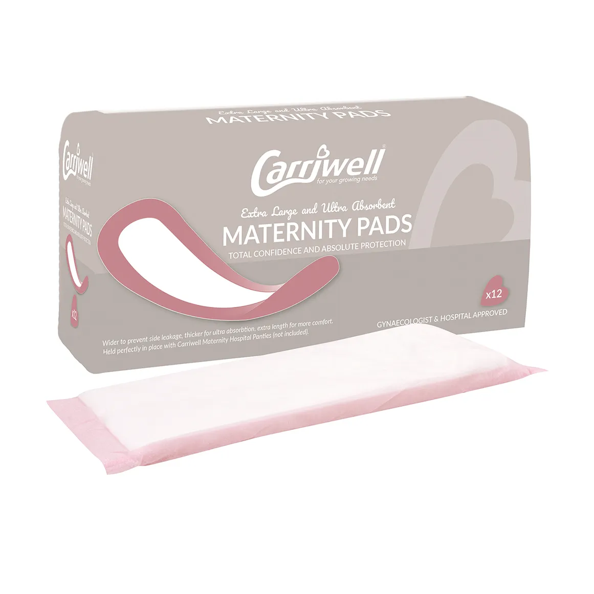 Maternity Pads 12 Pack - X WHITE