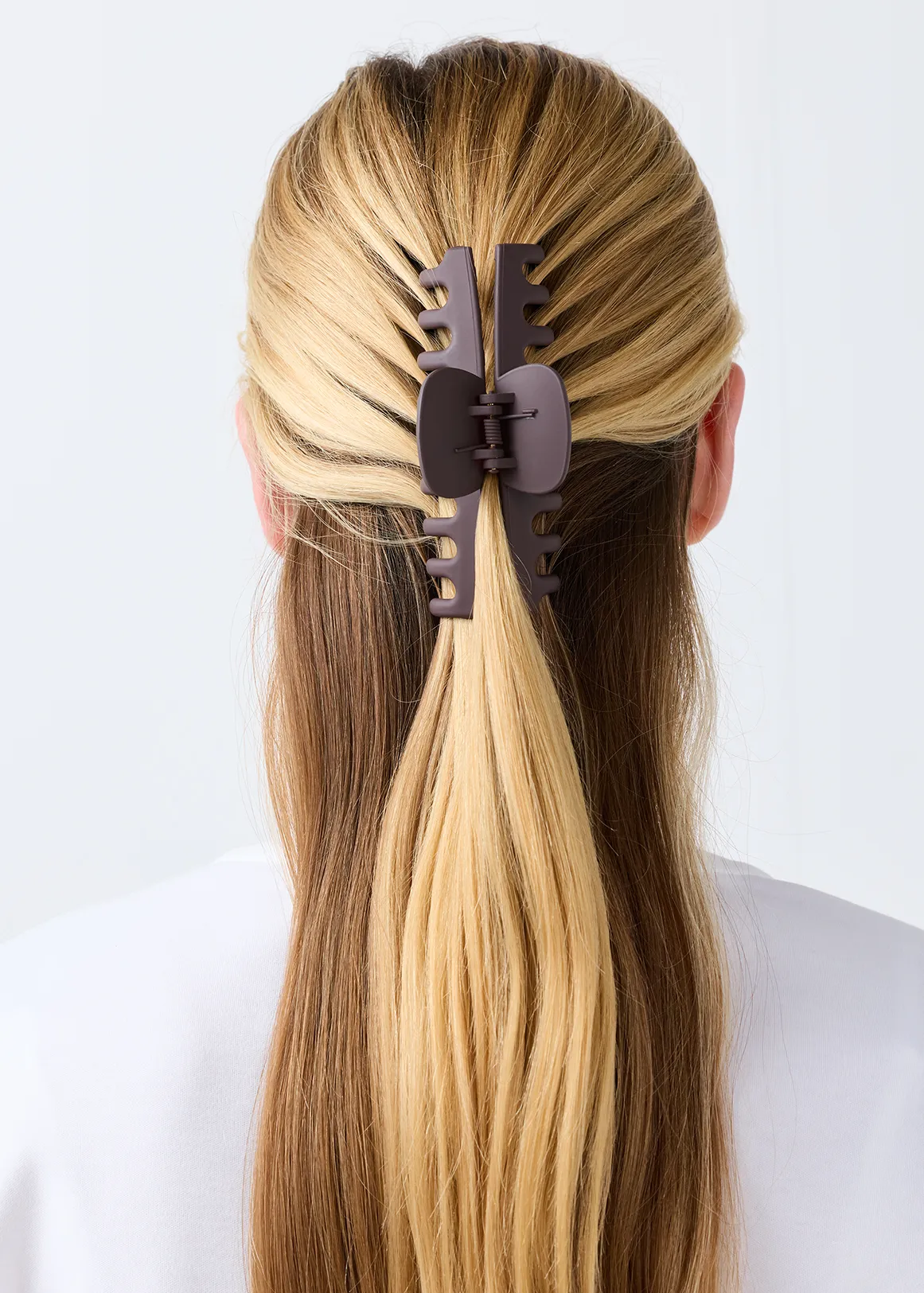 Matte Hair Claw - BROWN