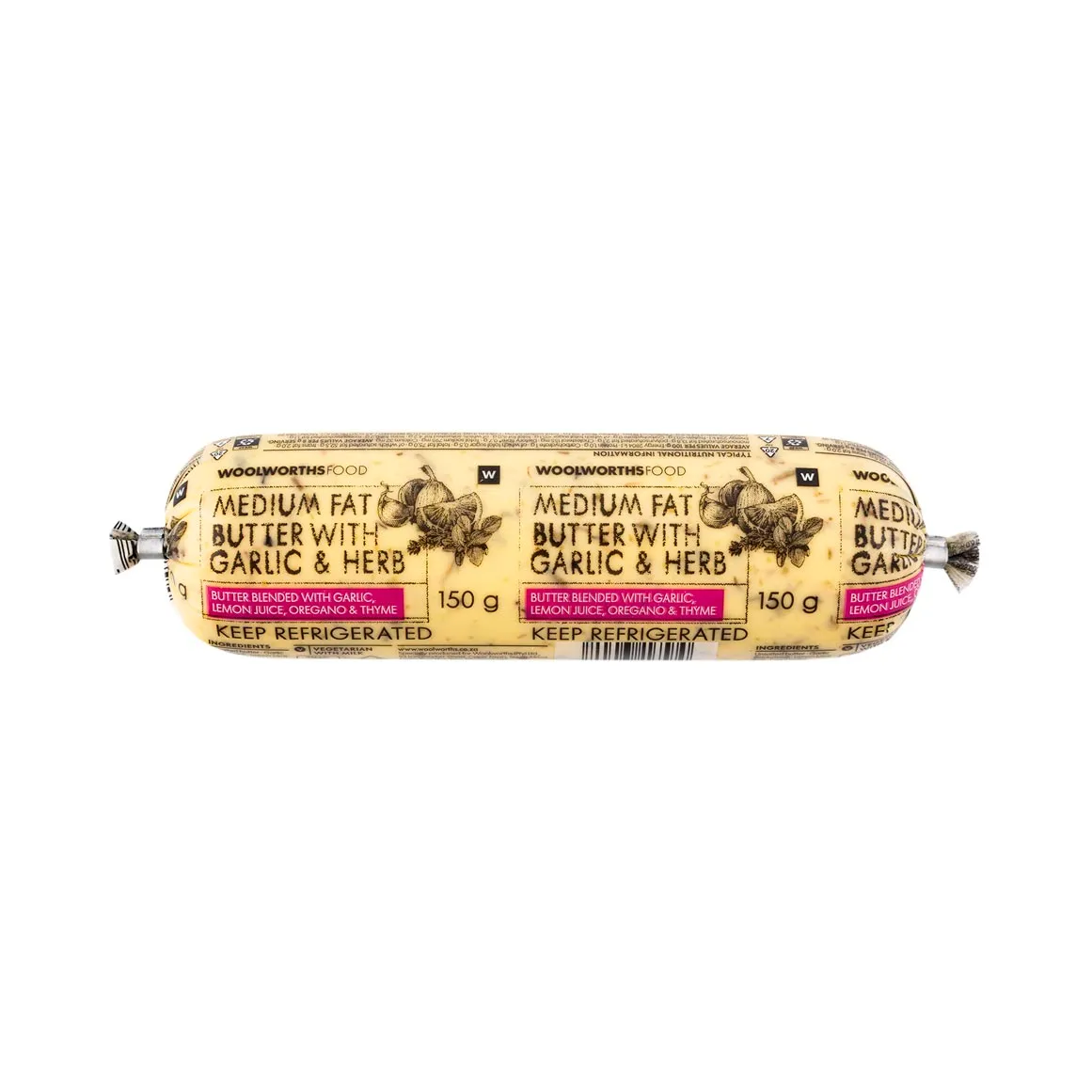 Medium Fat Butter with Garlic & Herbs 150 g