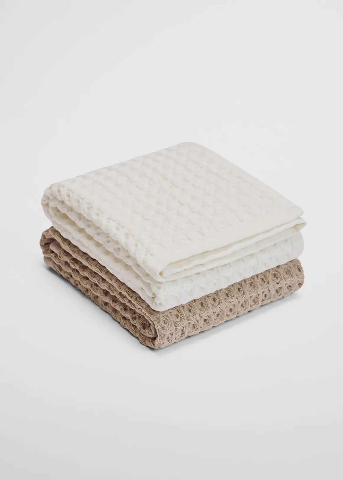 Meeka Australian Cotton Tea Towel Pack of 2 - BEIGE