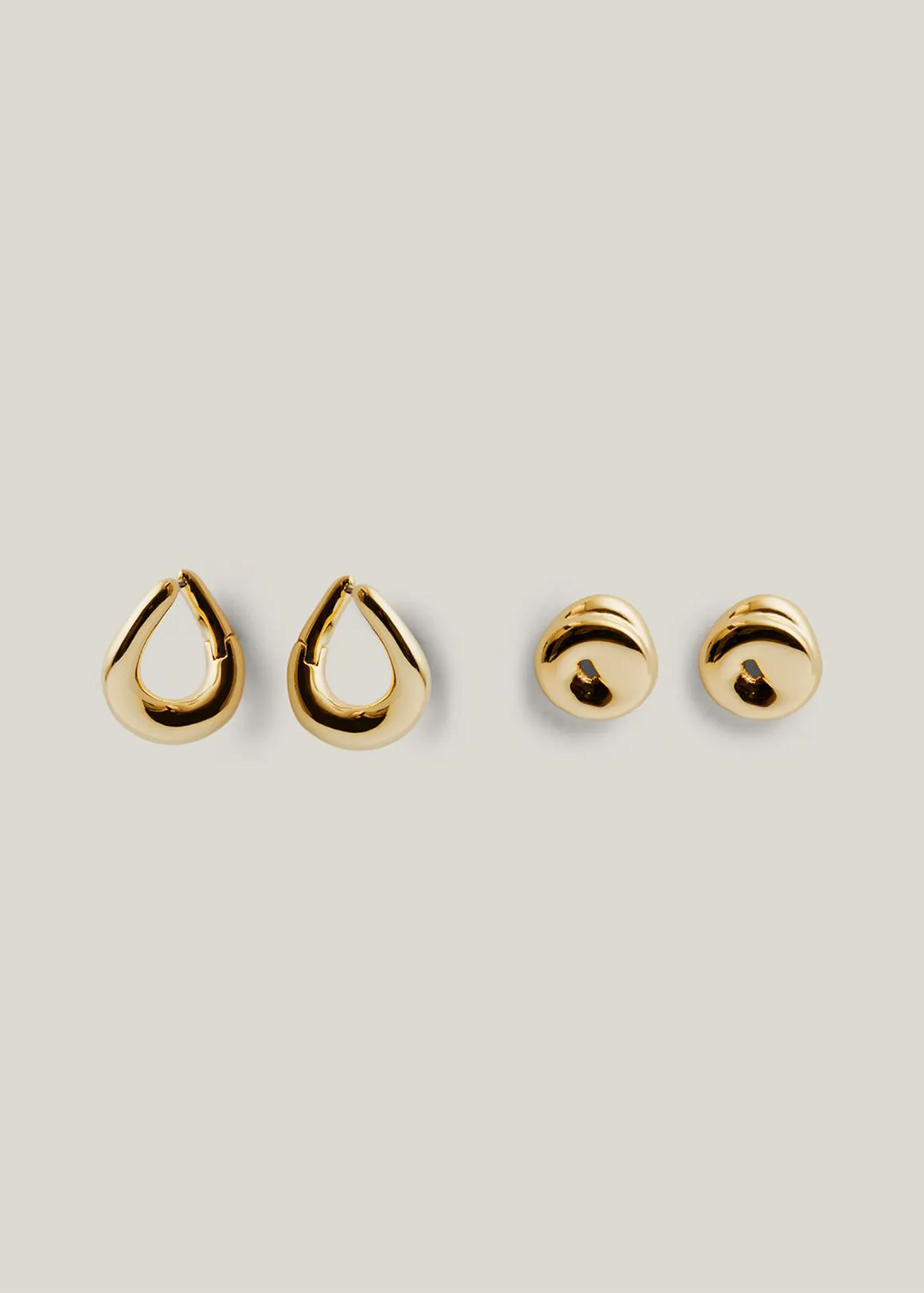 Meg Earrings Set - GOLD