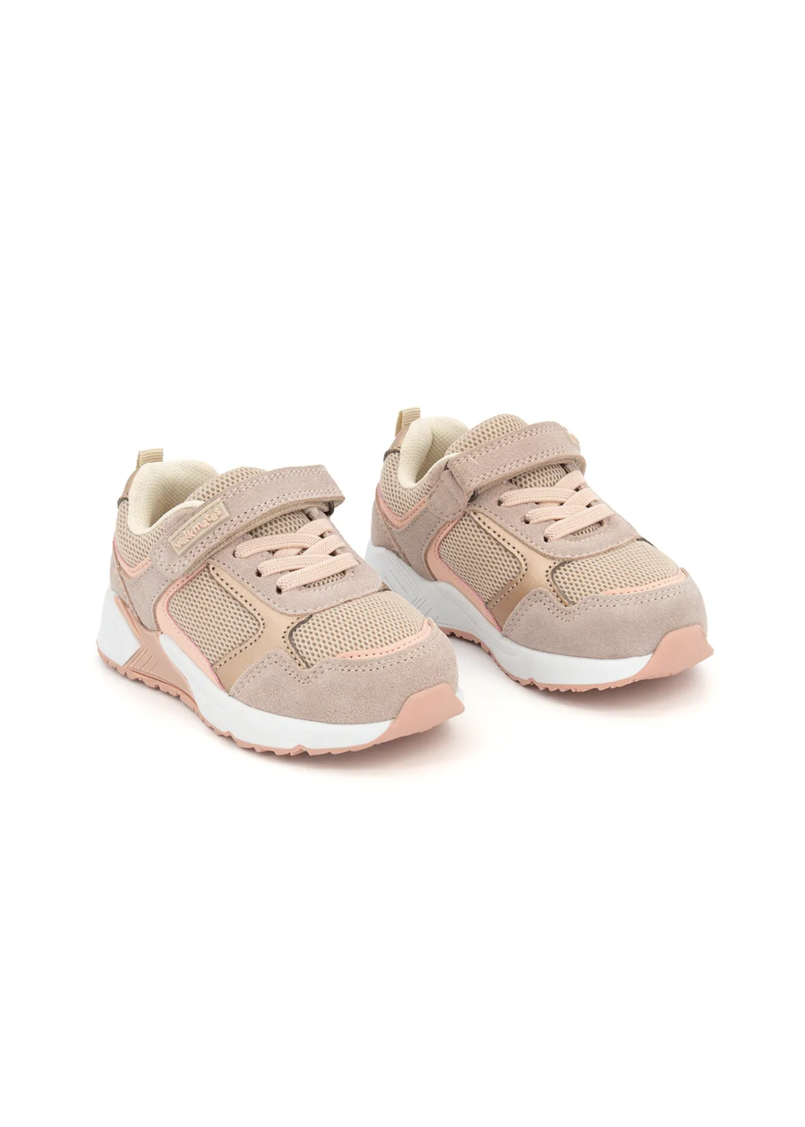 Metallic Strap Trainers (Size 5-13) Younger Girl - X PINK