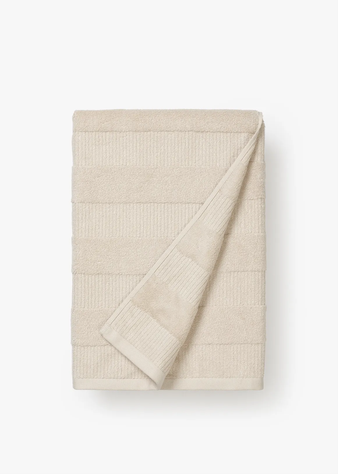 Milano Textured Cotton Rich Bath Towel - STONE