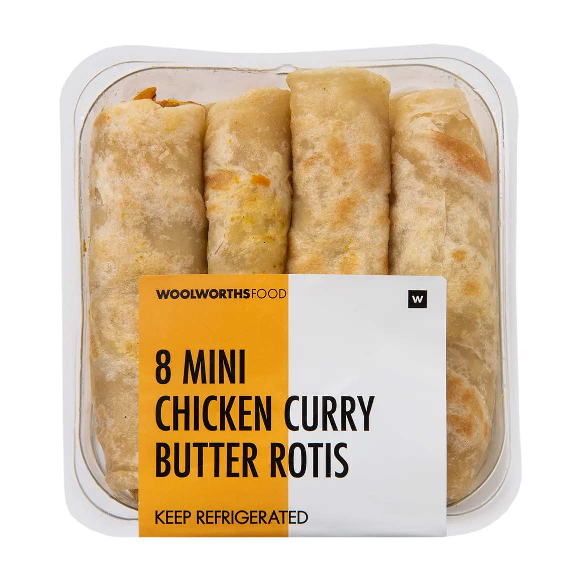 Mini Chicken Curry Butter Rotis 8 pk