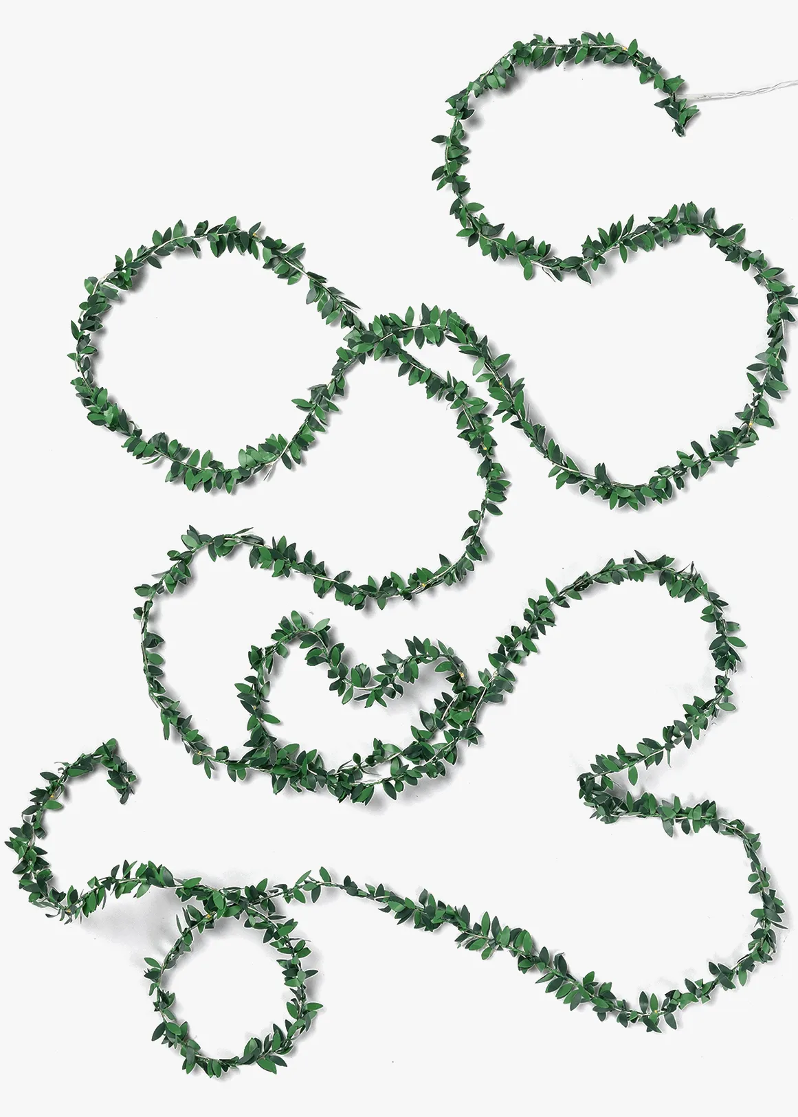 Mini Leaf String Lights - GREEN