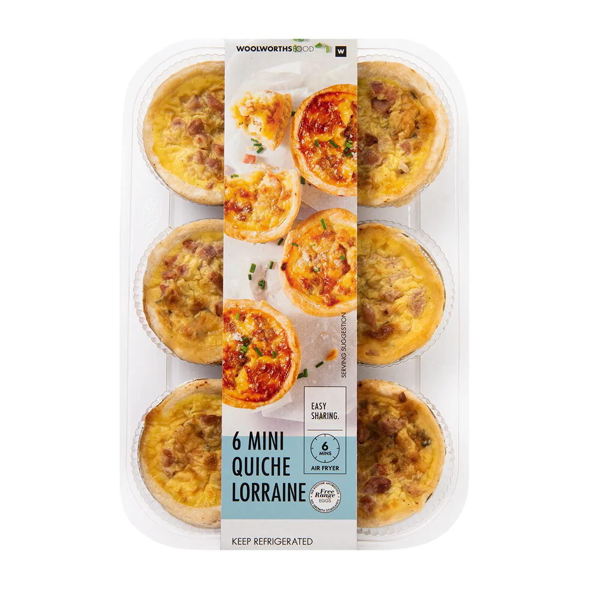 Mini Quiche Lorraine 6 pk