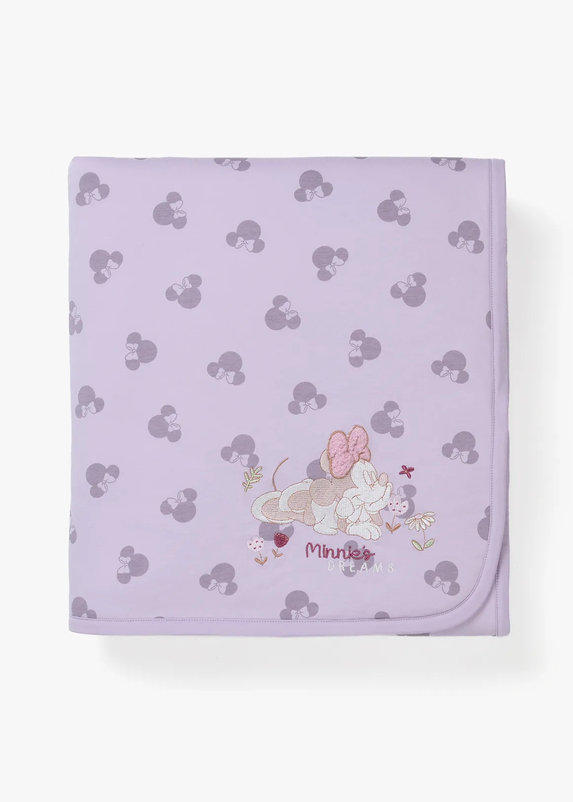 Minnie Sherpa Lined Blanket - X LILAC