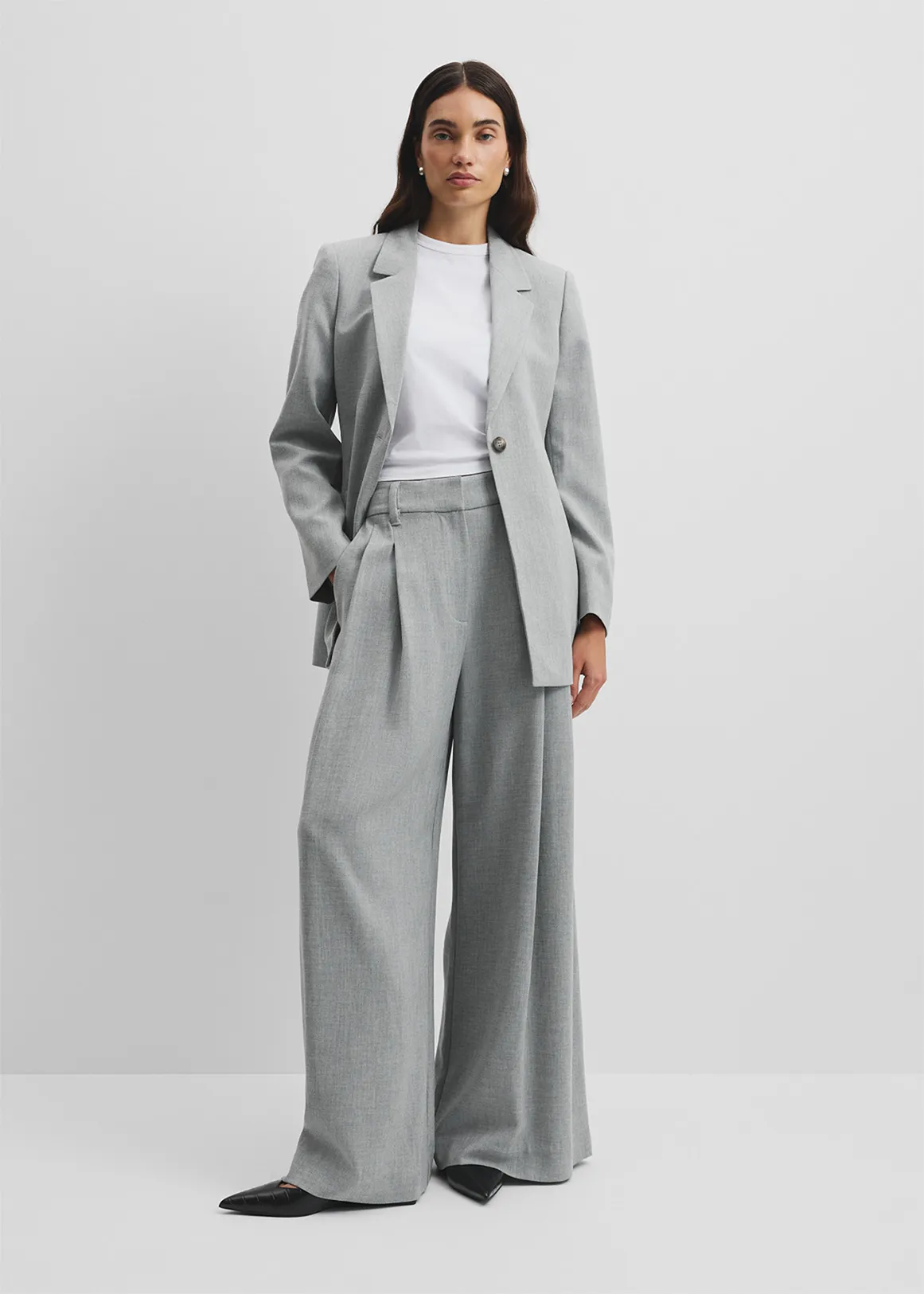 Mit Slim Blazer - GREY MARLE