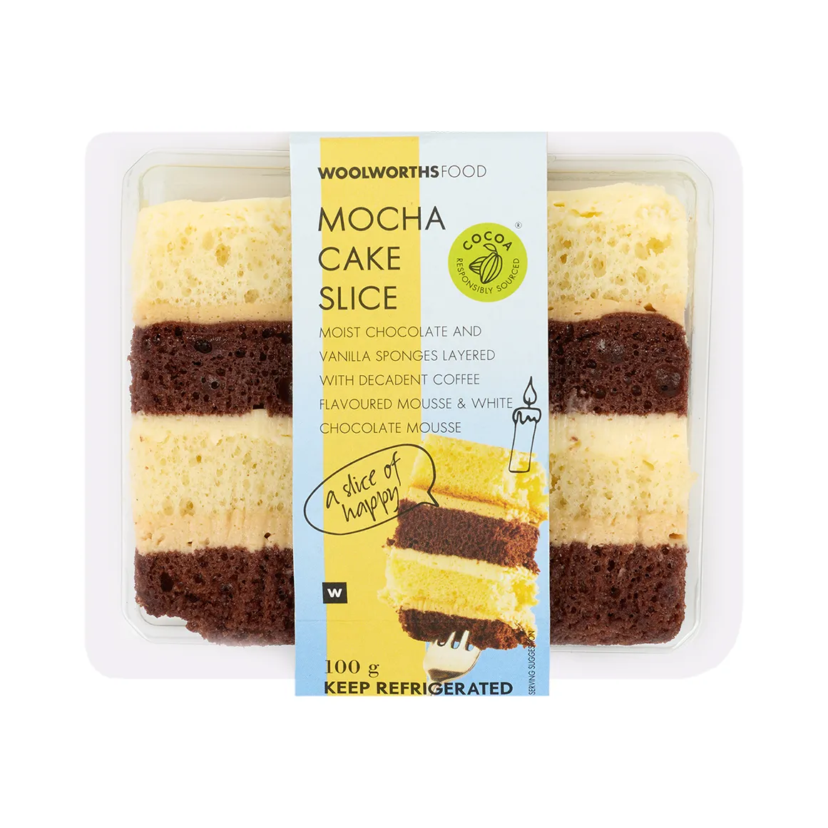 Mocha Cake Slice 100 g