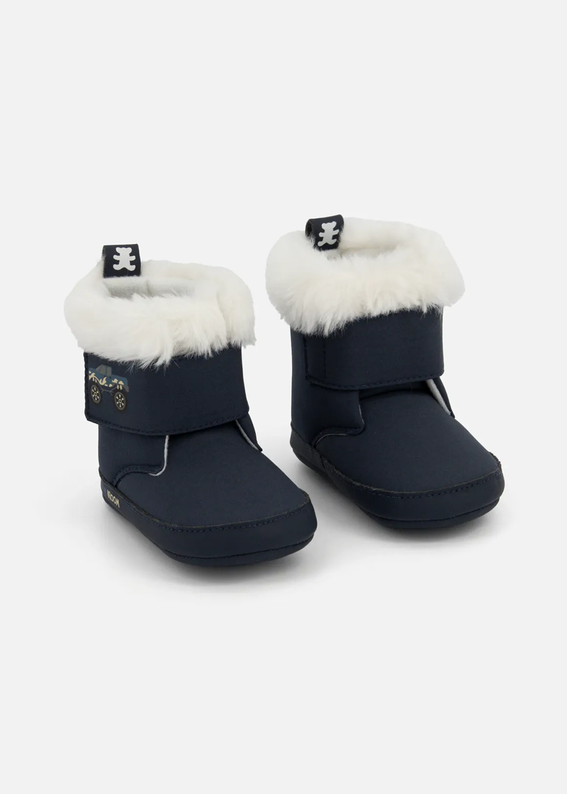 Monster Truck Novelty Pram Boots - NAVY