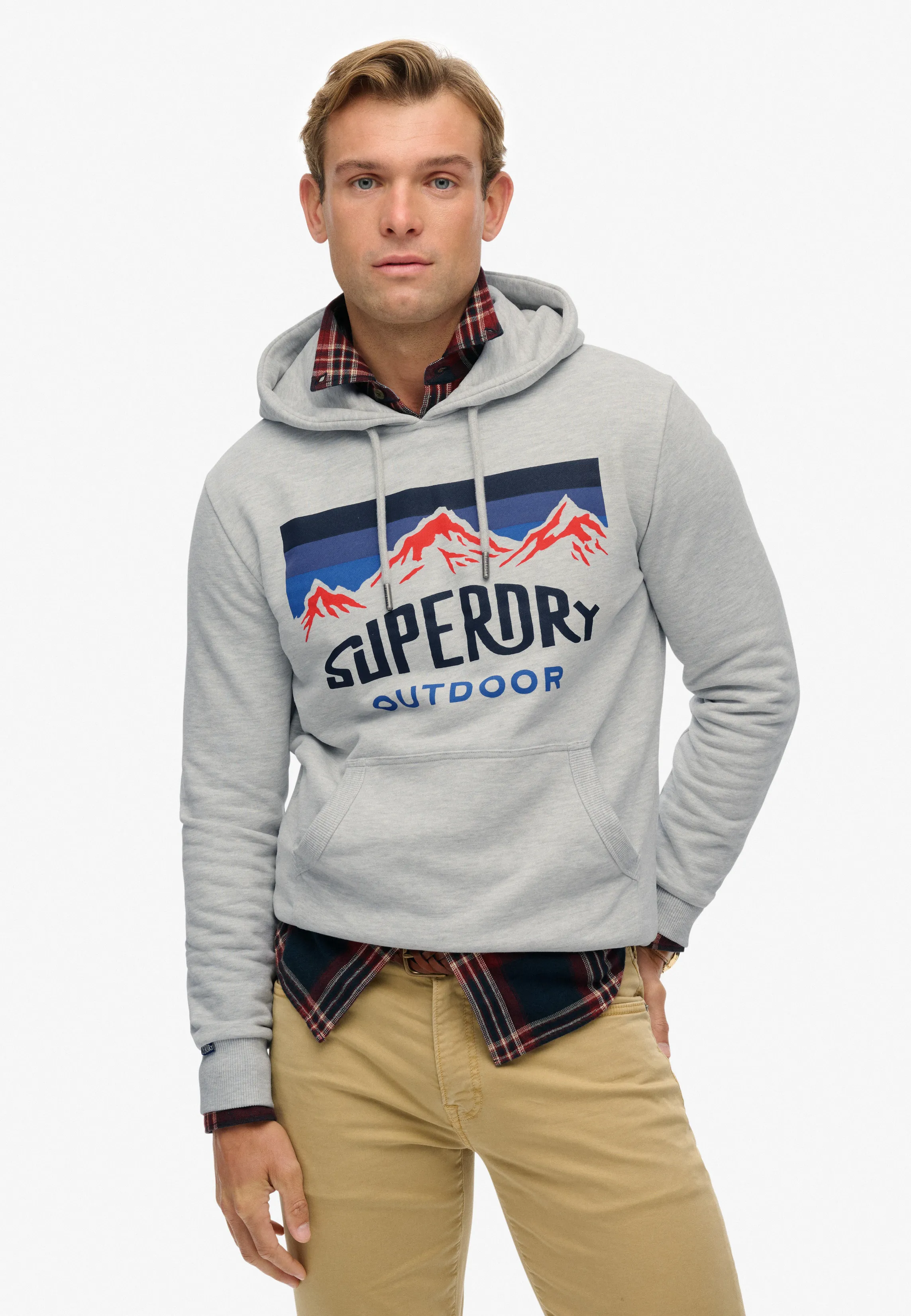 Mountain Relaxed Hoodie - X GREY MELANGE